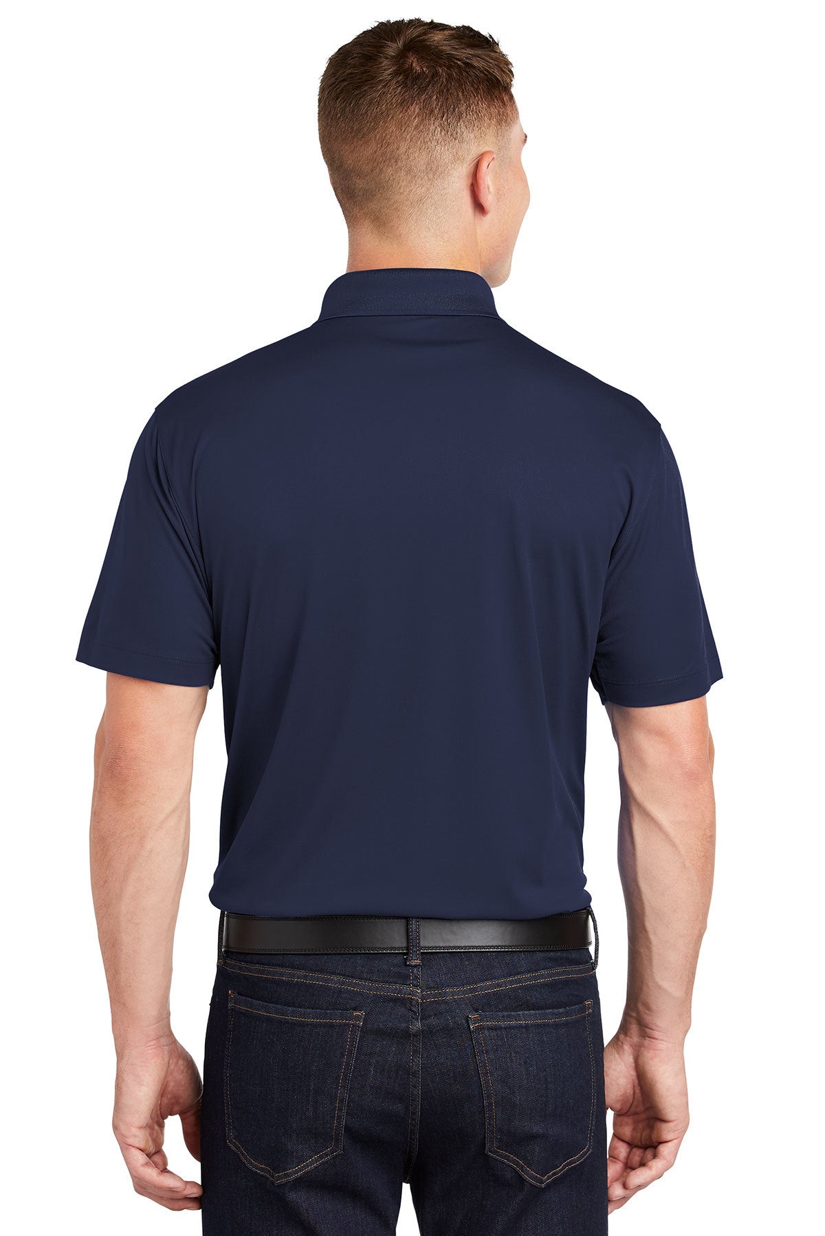 Sport-Tek Tall Micropique Branded Sport-Wick Polos, True Navy [Truforge Homes]