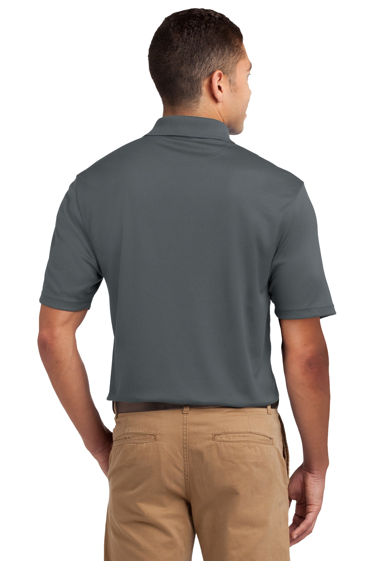 Sport-Tek Tall Dri-Mesh Custom Polos, Steel [WILS]
