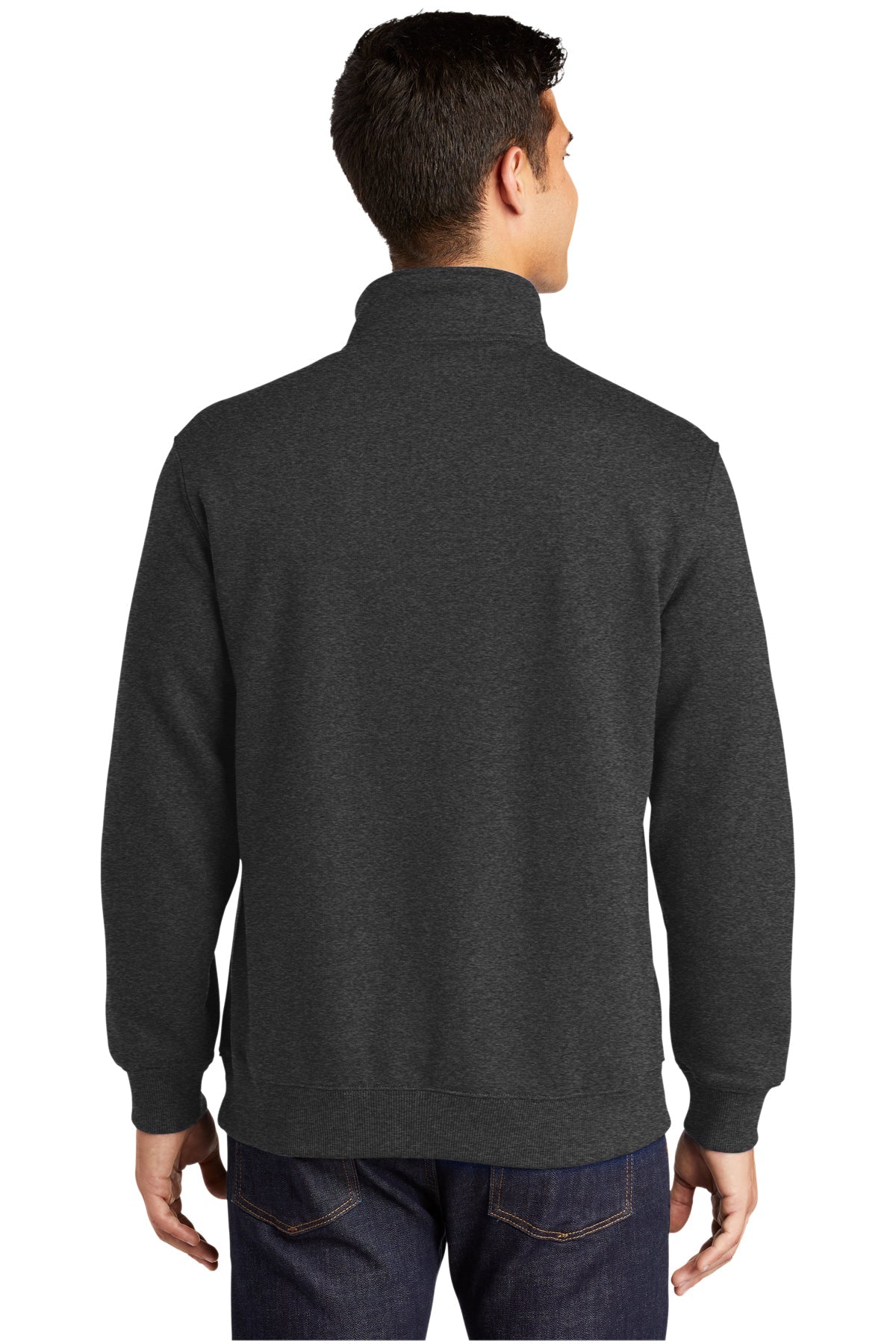 Sport-Tek Tall Customized 1/4-Zip Sweatshirts, Graphite Heather [NCT]
