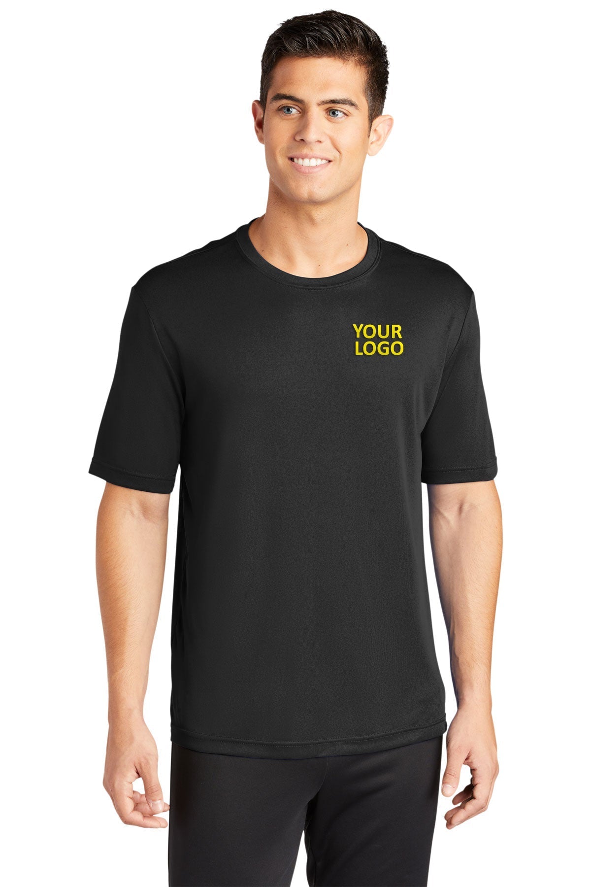 Sport-Tek Tall PosiCharge Custom Competitor Tee's, Black [sean@hearthcorp.com]