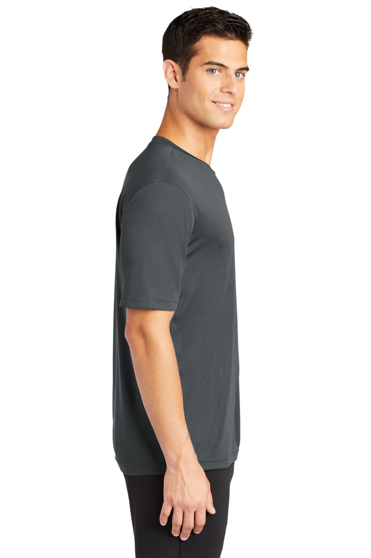 Sport-Tek Tall PosiCharge Custom Competitor Tee's, Iron Grey [Powell's Plumbing LLC]