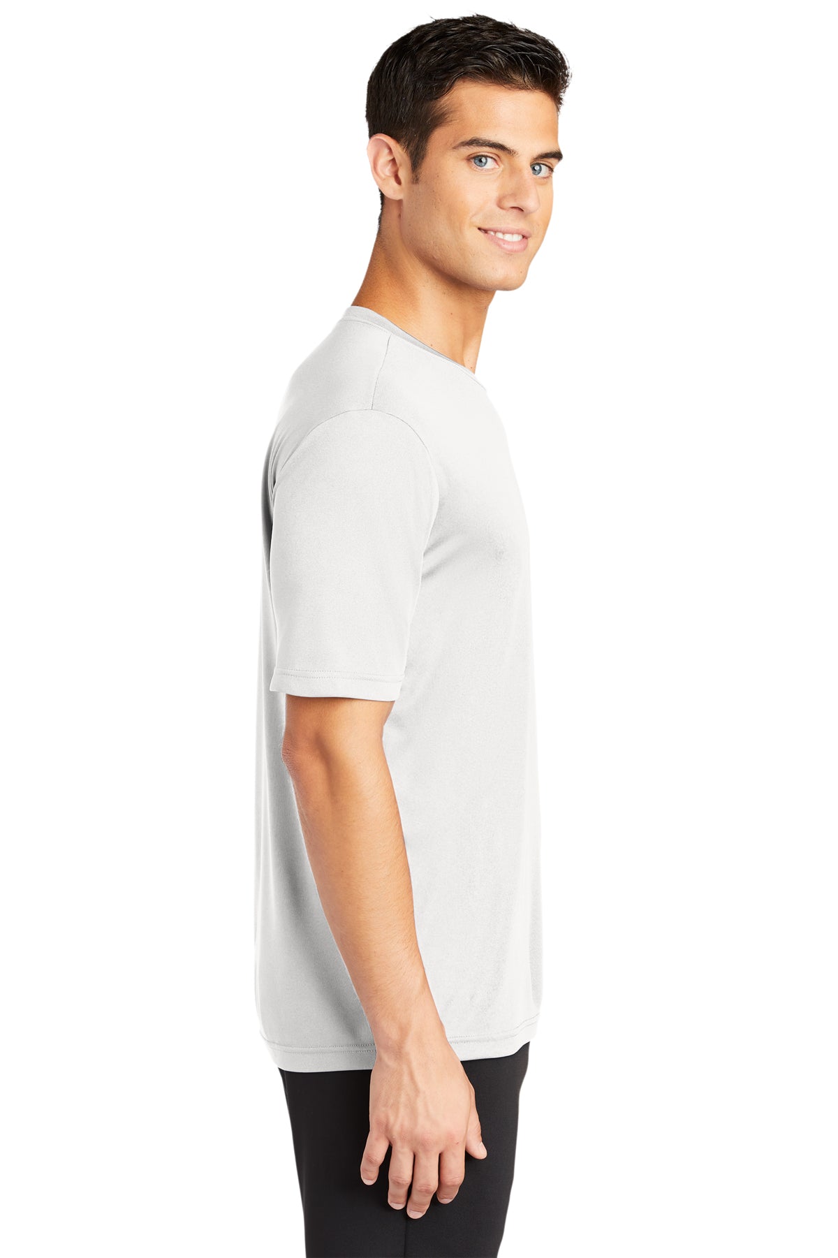 Sport-Tek Tall PosiCharge Branded Competitor Tee's, White [WeCare tlc]