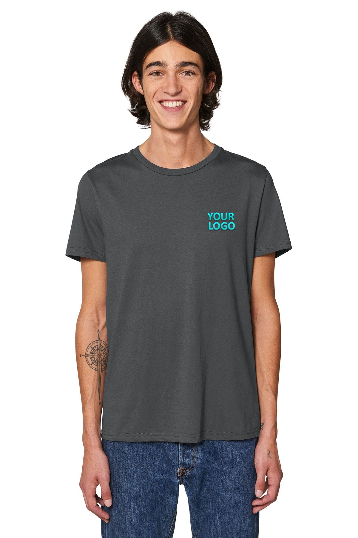 Stanley Stella Unisex Rocker Custom Tee's, Anthracite