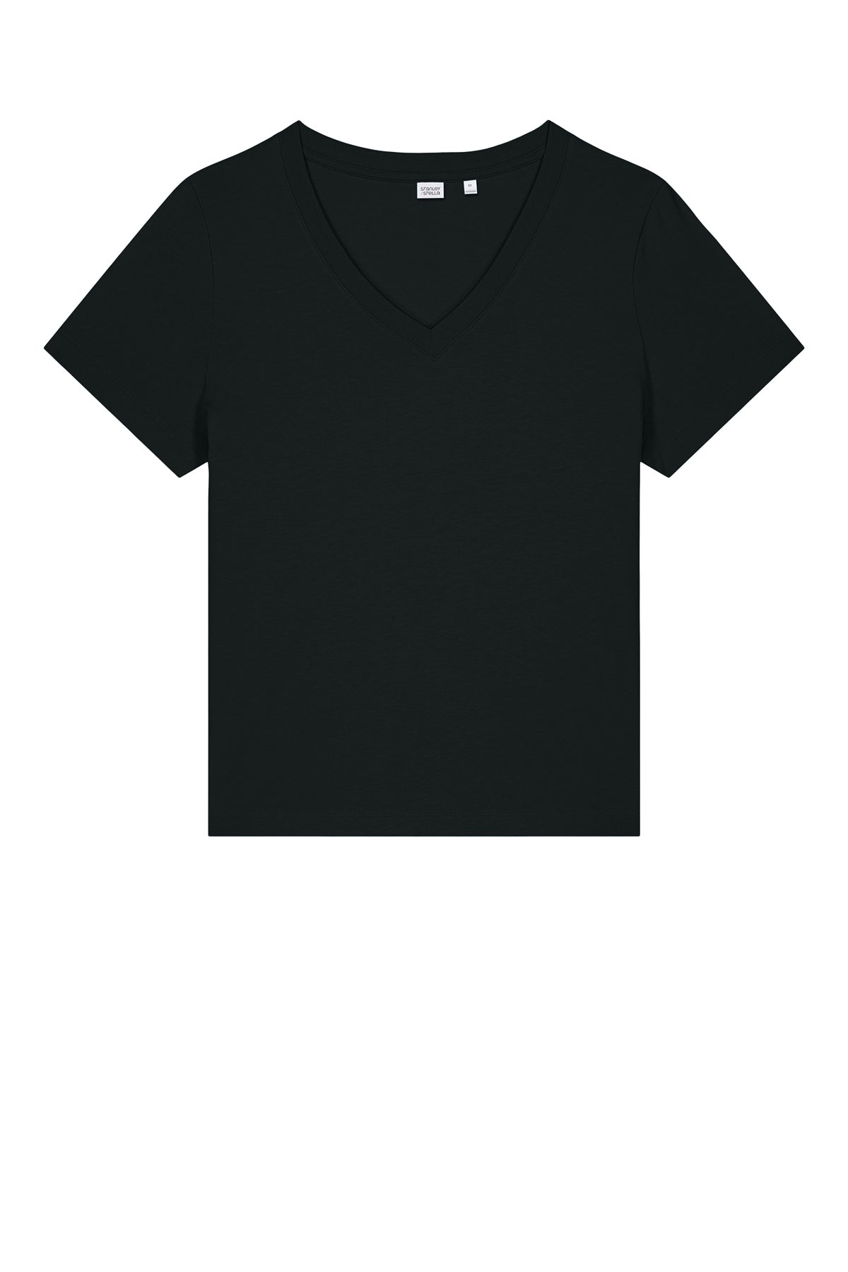 Stanley Stella Women’s Isla V-Neck Custom Tee's, Black