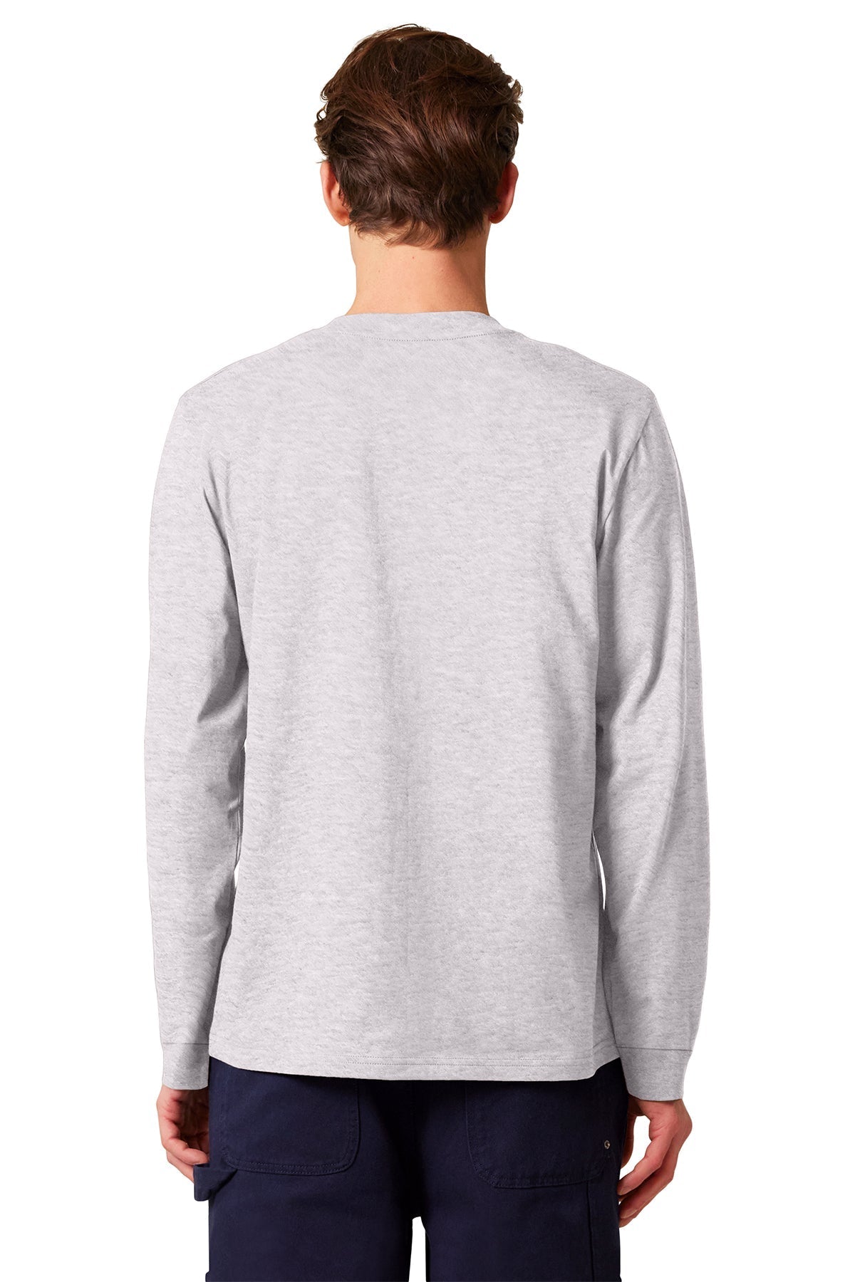 Stanley Stella Unisex Creator 2.0 Long Sleeve Custom Tee's, Cool Heather Grey [WeCare tlc]