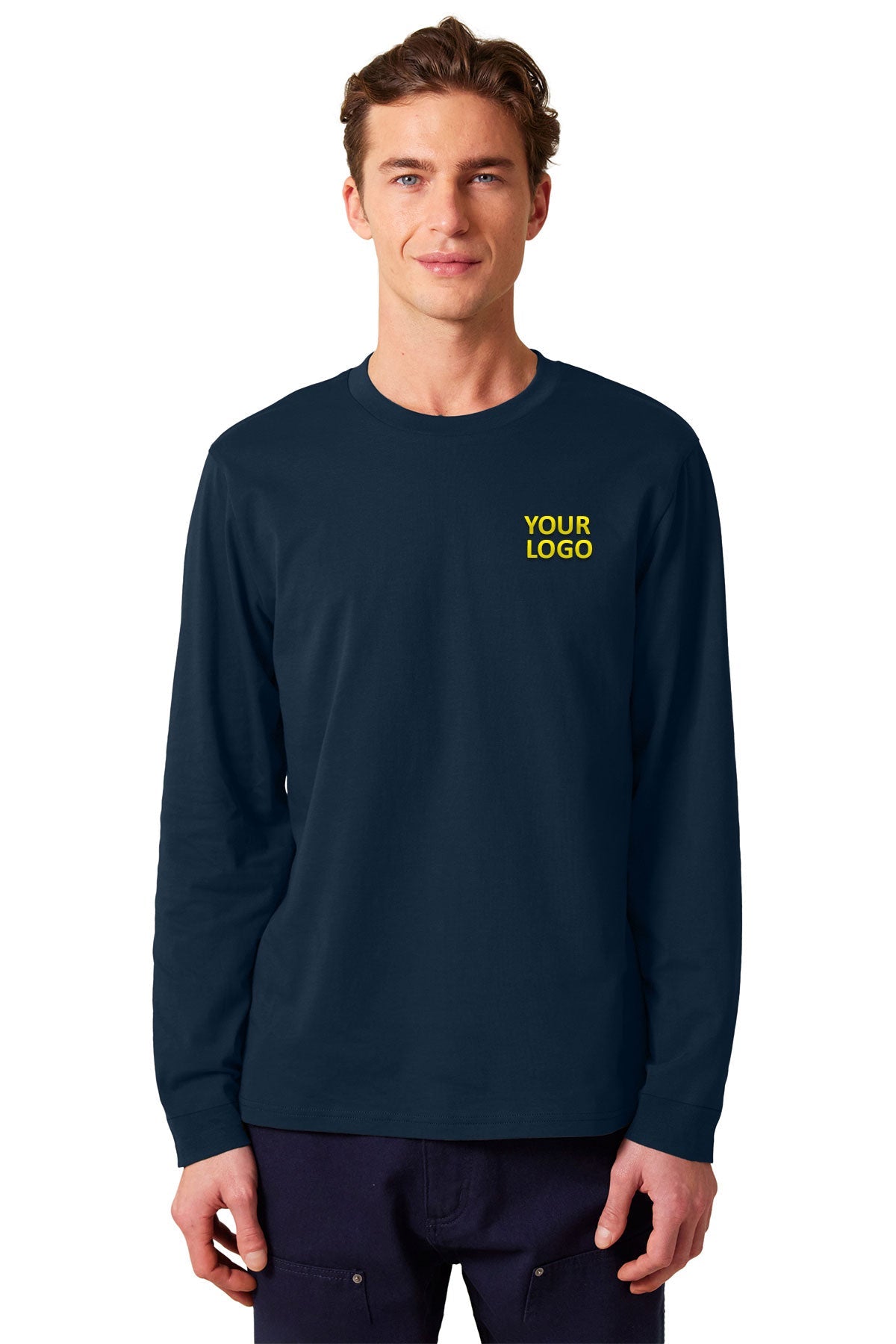 Stanley Stella Unisex Creator 2.0 Long Sleeve Custom Tee's, French Navy