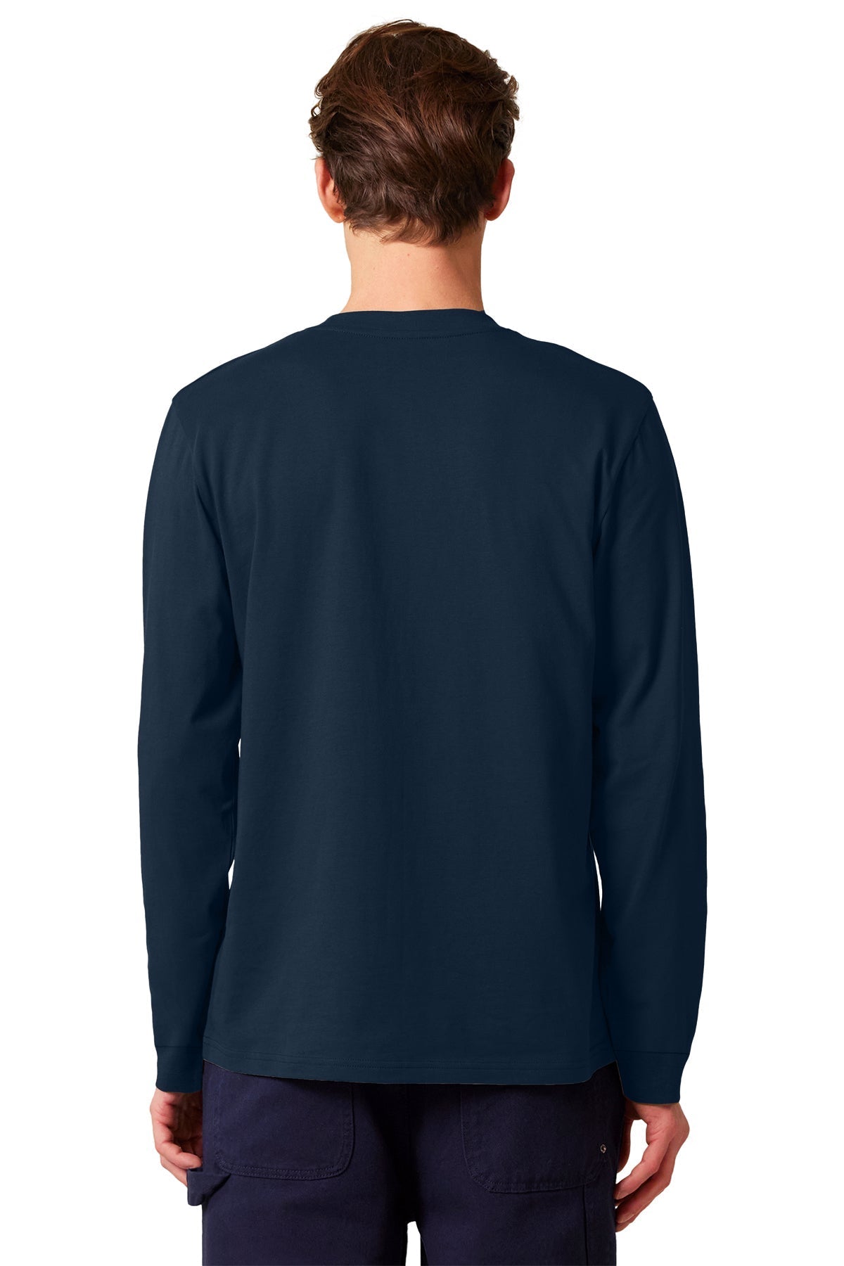 Stanley Stella Unisex Creator 2.0 Long Sleeve Custom Tee's, French Navy [The Braff Group]