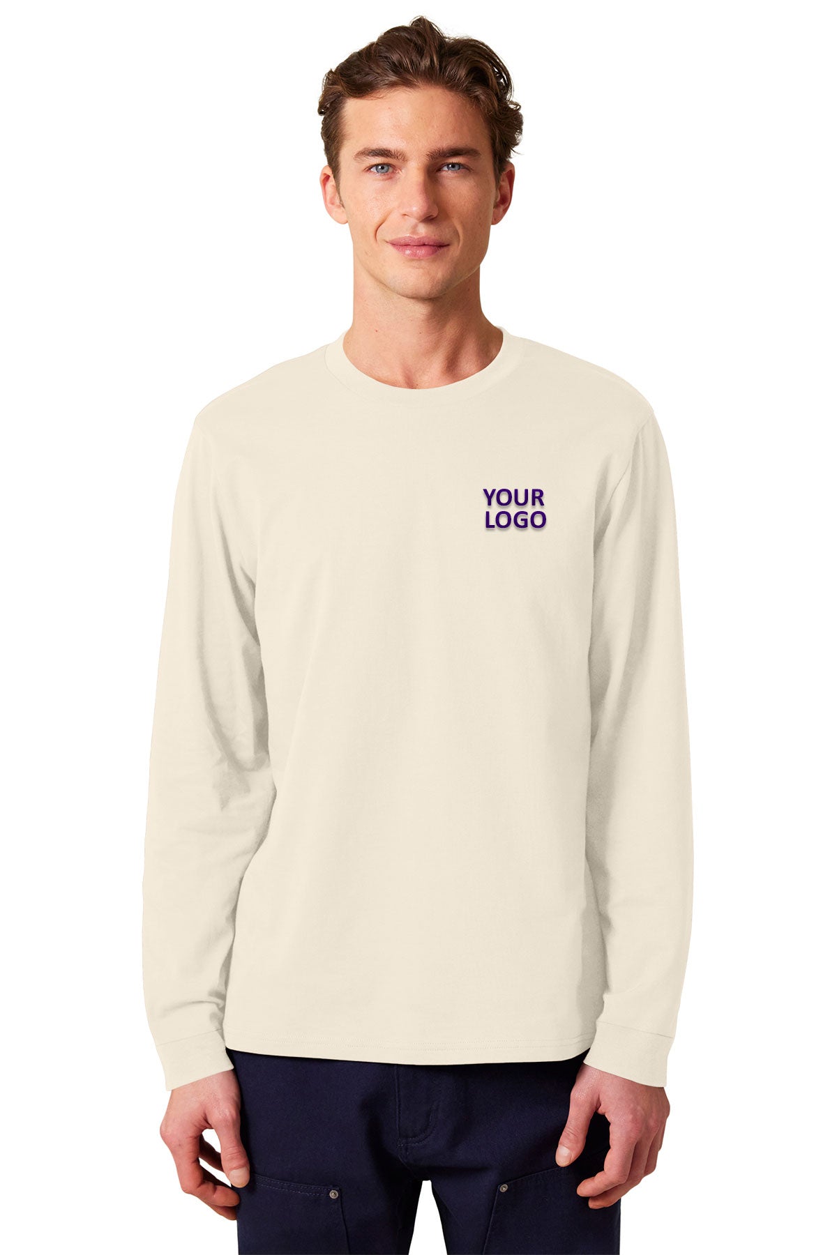 Stanley Stella Unisex Creator 2.0 Long Sleeve Custom Tee's, Natural Raw