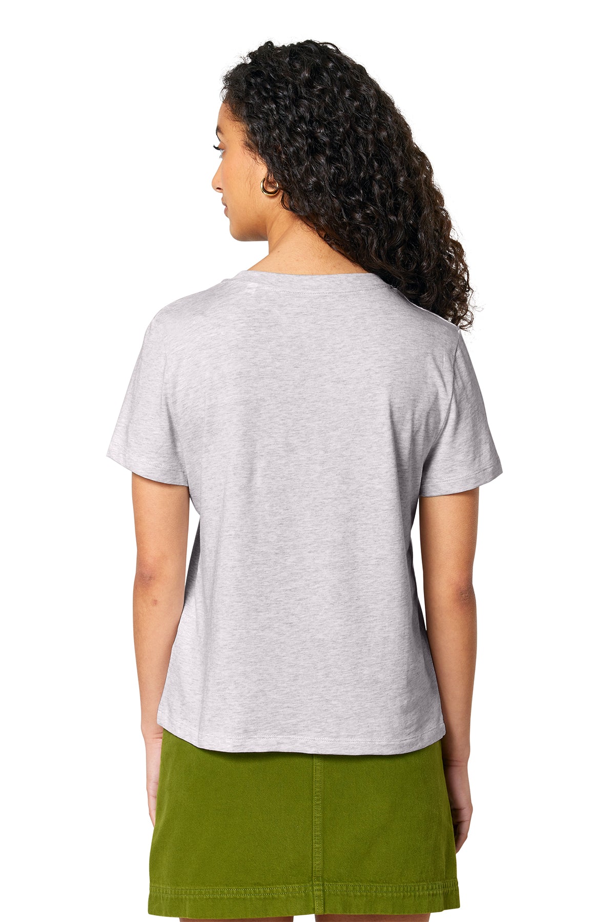 Stanley Stella Women’s Muser Custom Tee's, Cool Heather Grey