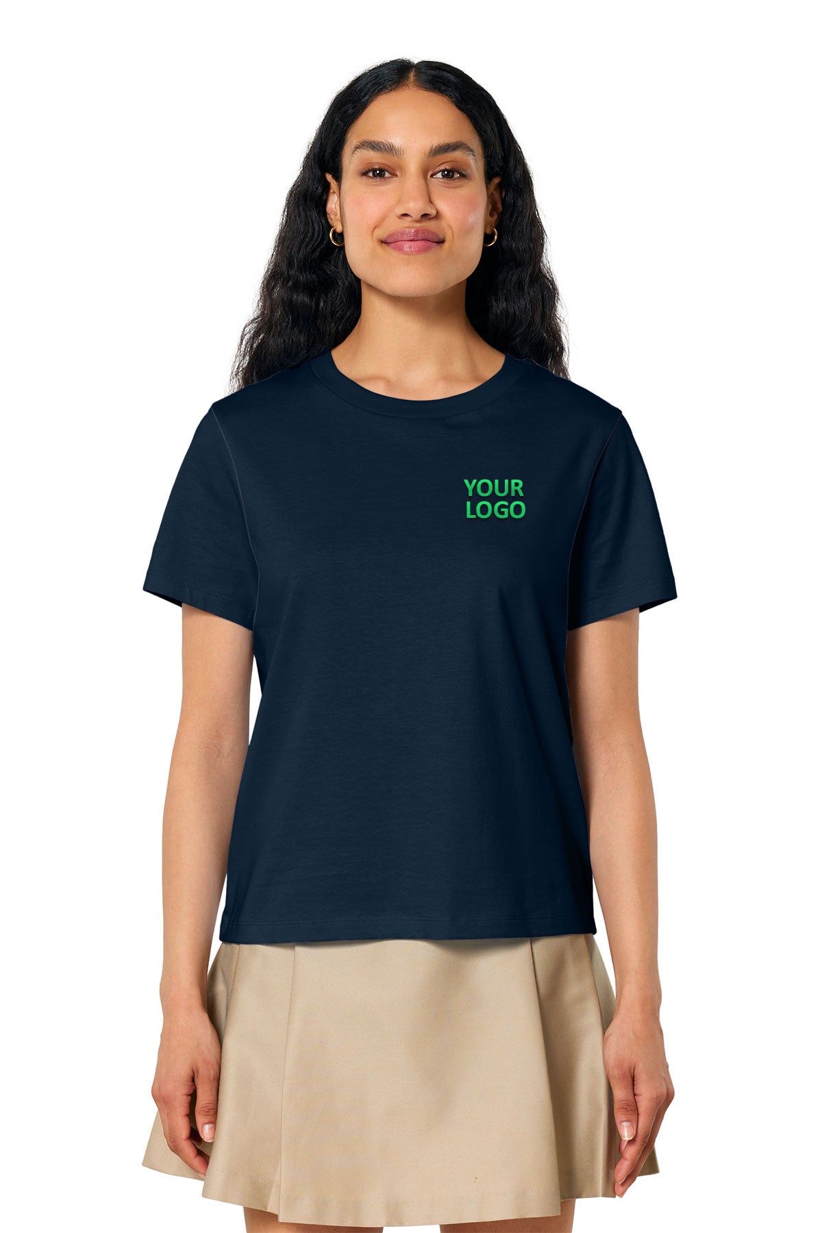 Stanley Stella Women’s Muser Custom Tee's, French Navy
