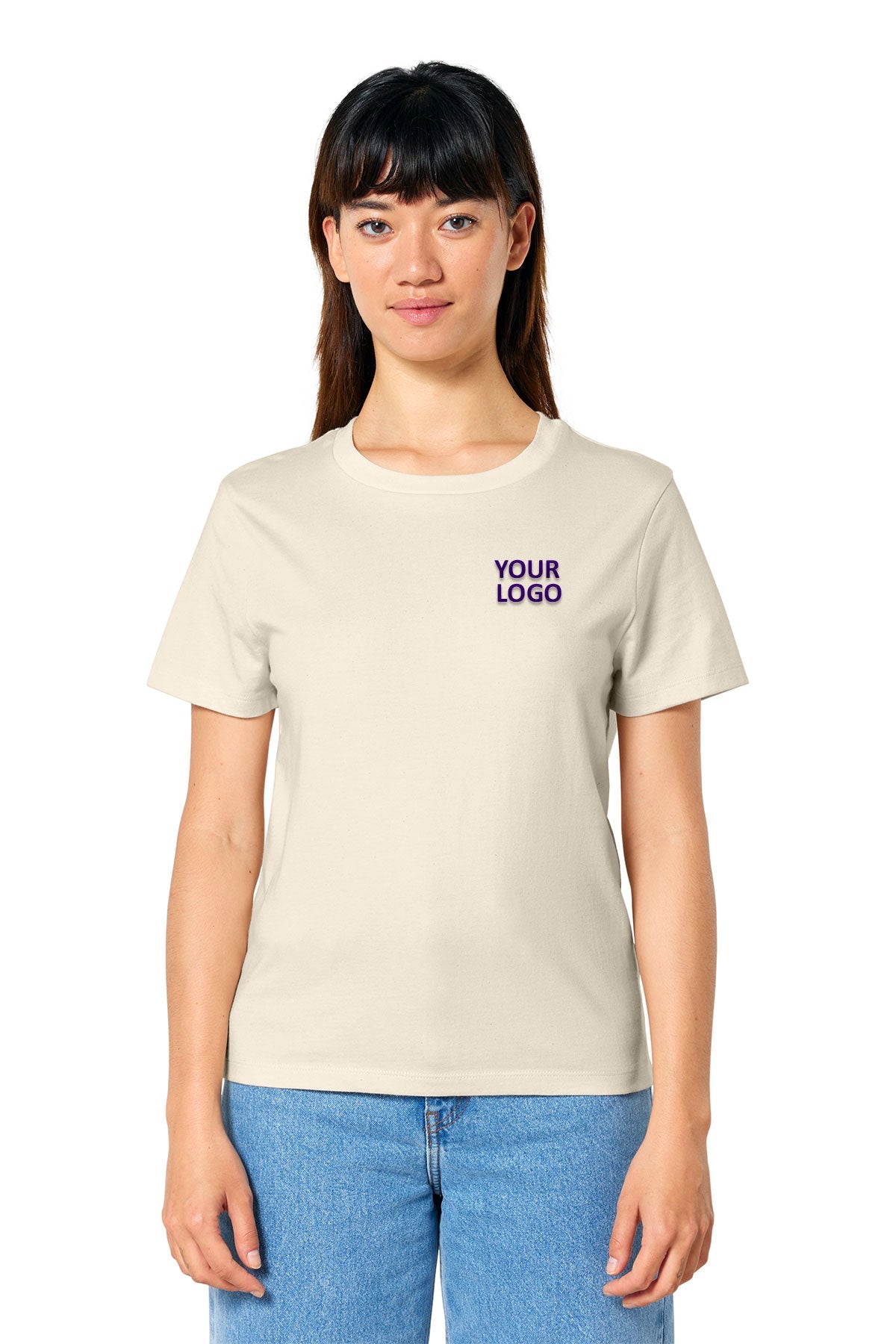 Stanley Stella Women’s Muser Custom Tee's, Natural Raw