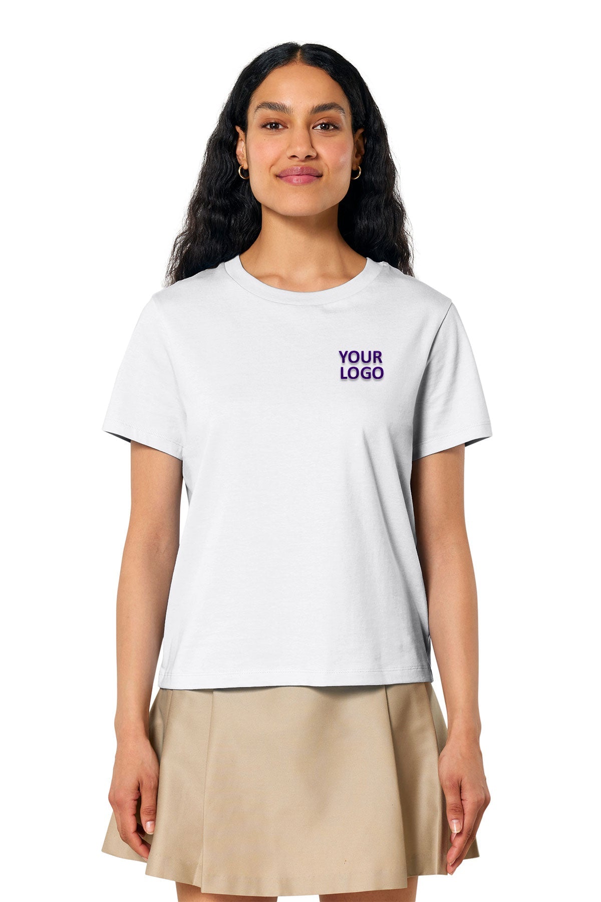 Stanley Stella Women’s Muser Custom Tee's, White