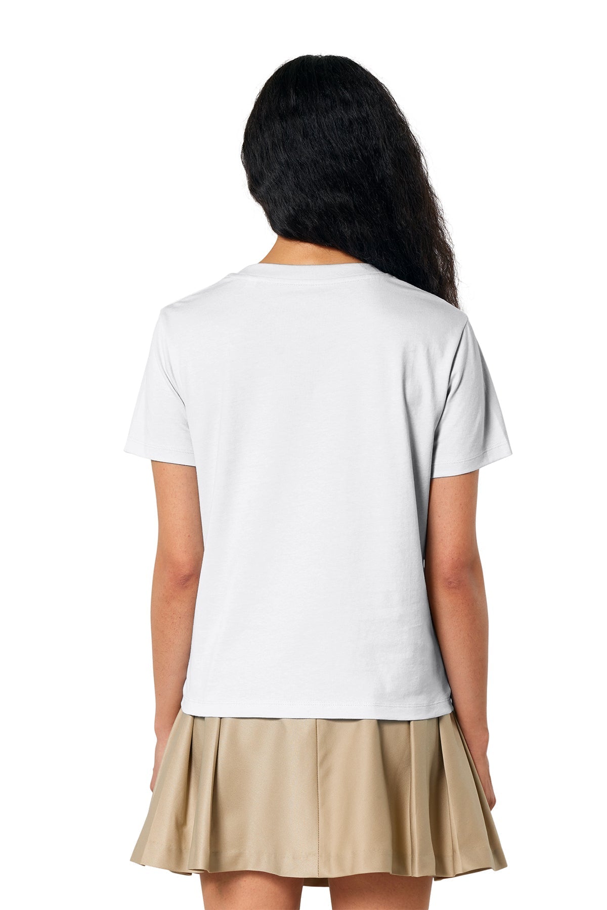 Stanley Stella Women’s Muser Custom Tee's, White [Olive Crest]
