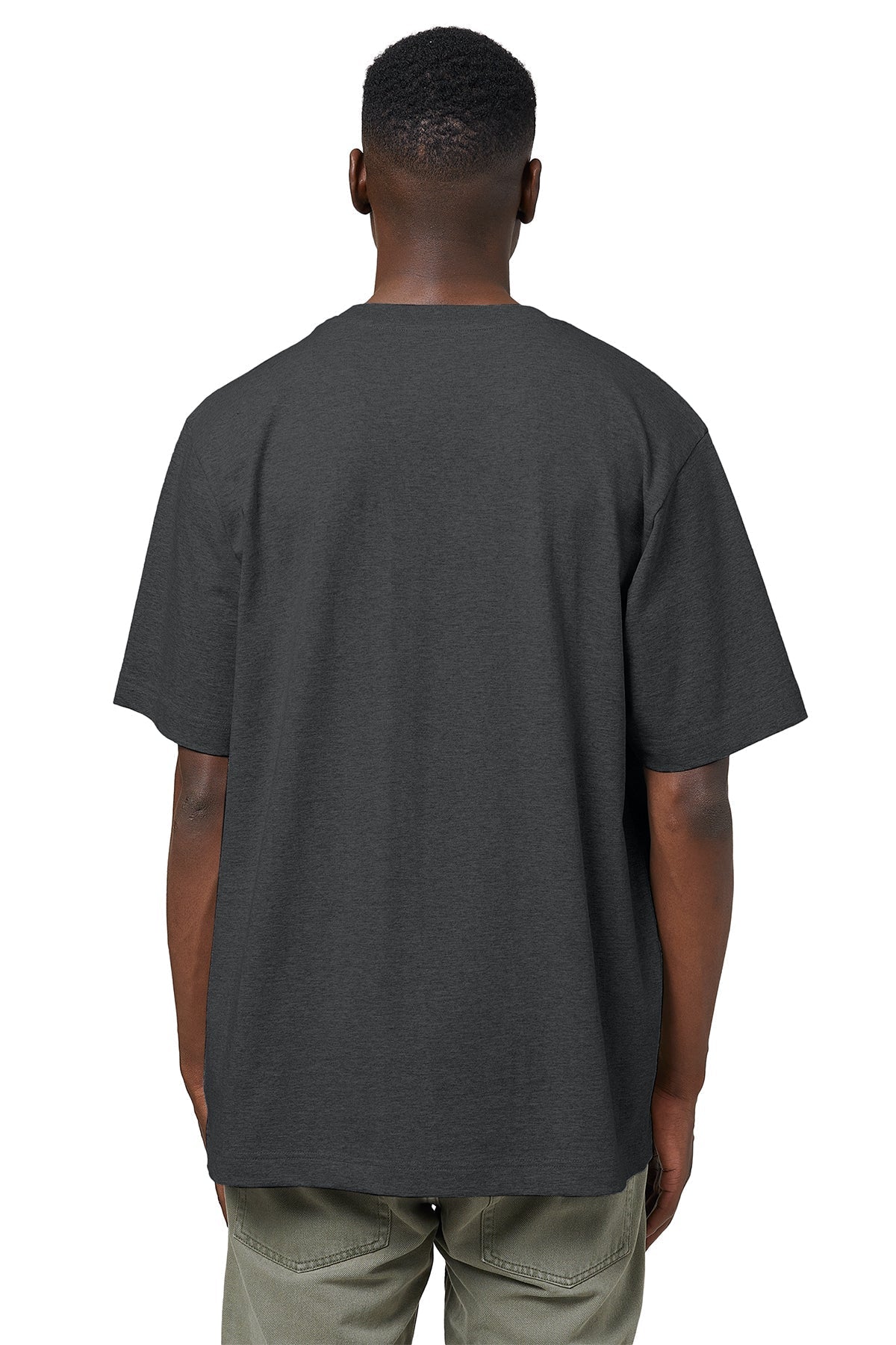 Stanley Stella Unisex Freestyler Heavyweight Custom Tee's, Dark Heather Grey [Olive Crest]