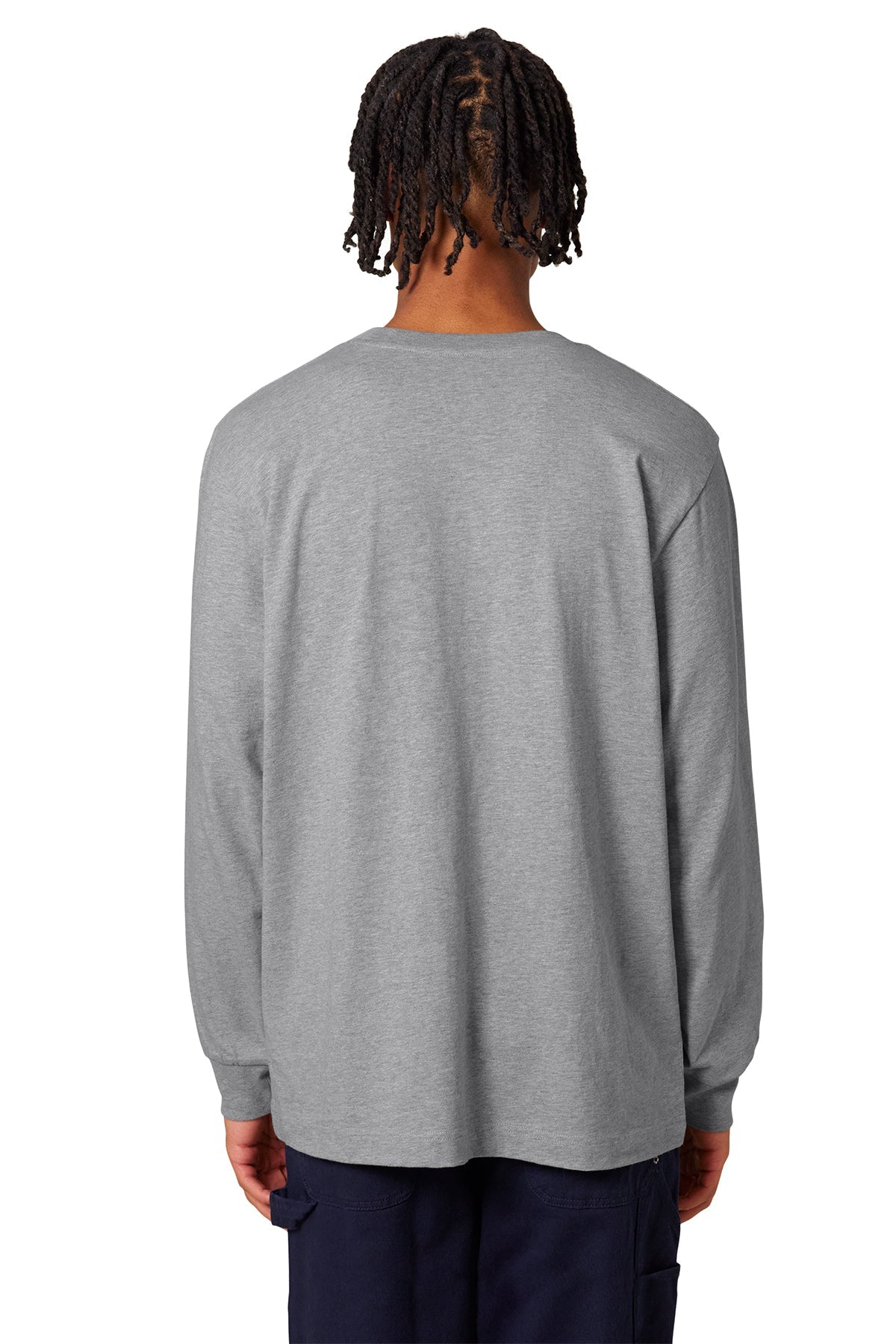 Stanley Stella Unisex Freestyler Heavyweight Long Sleeve Custom Tee's, Heather Grey [Milford Mining Company Utah]