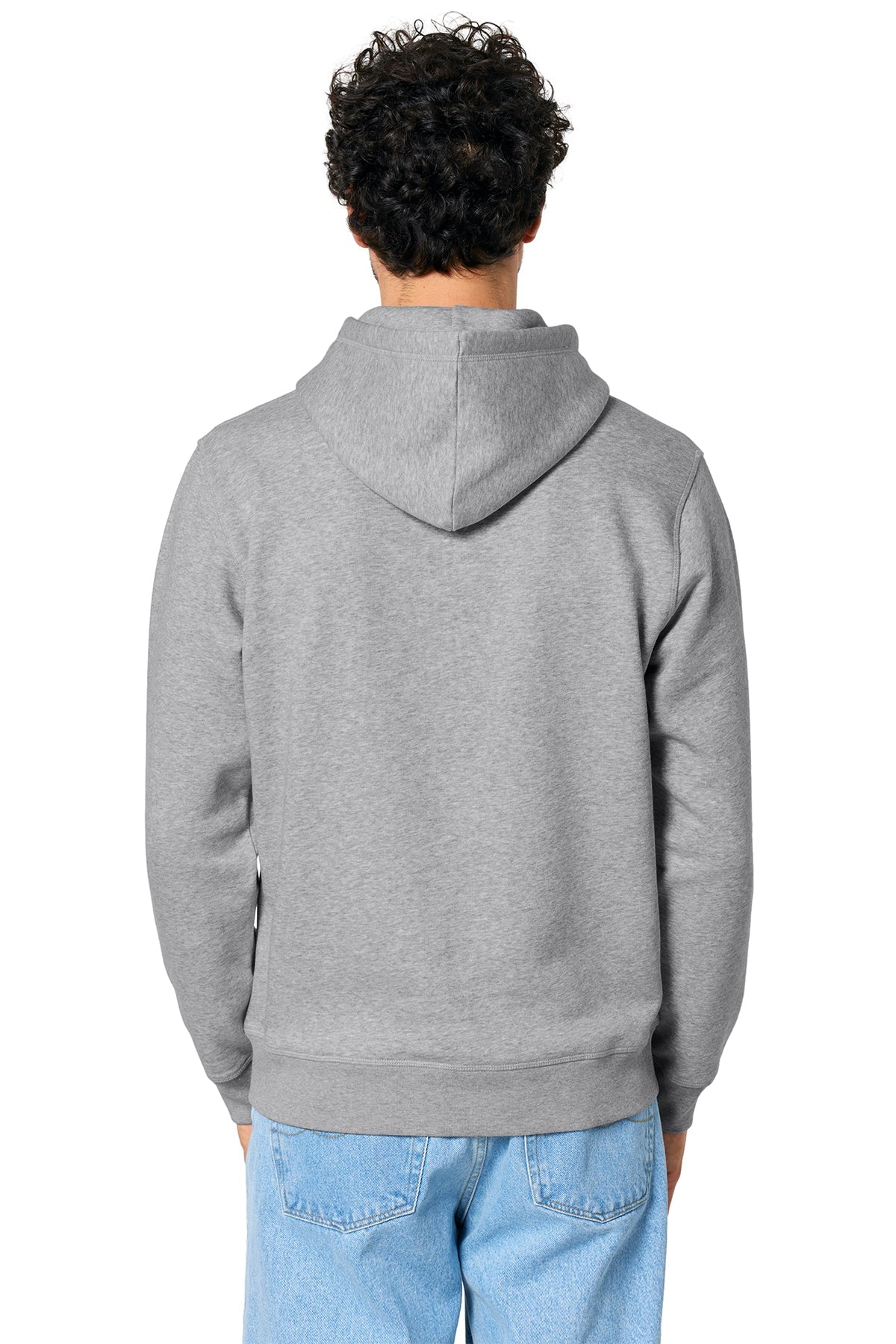 Stanley Stella Unisex Drummer 2.0 Custom Hooded Sweatshirts, Heather Grey