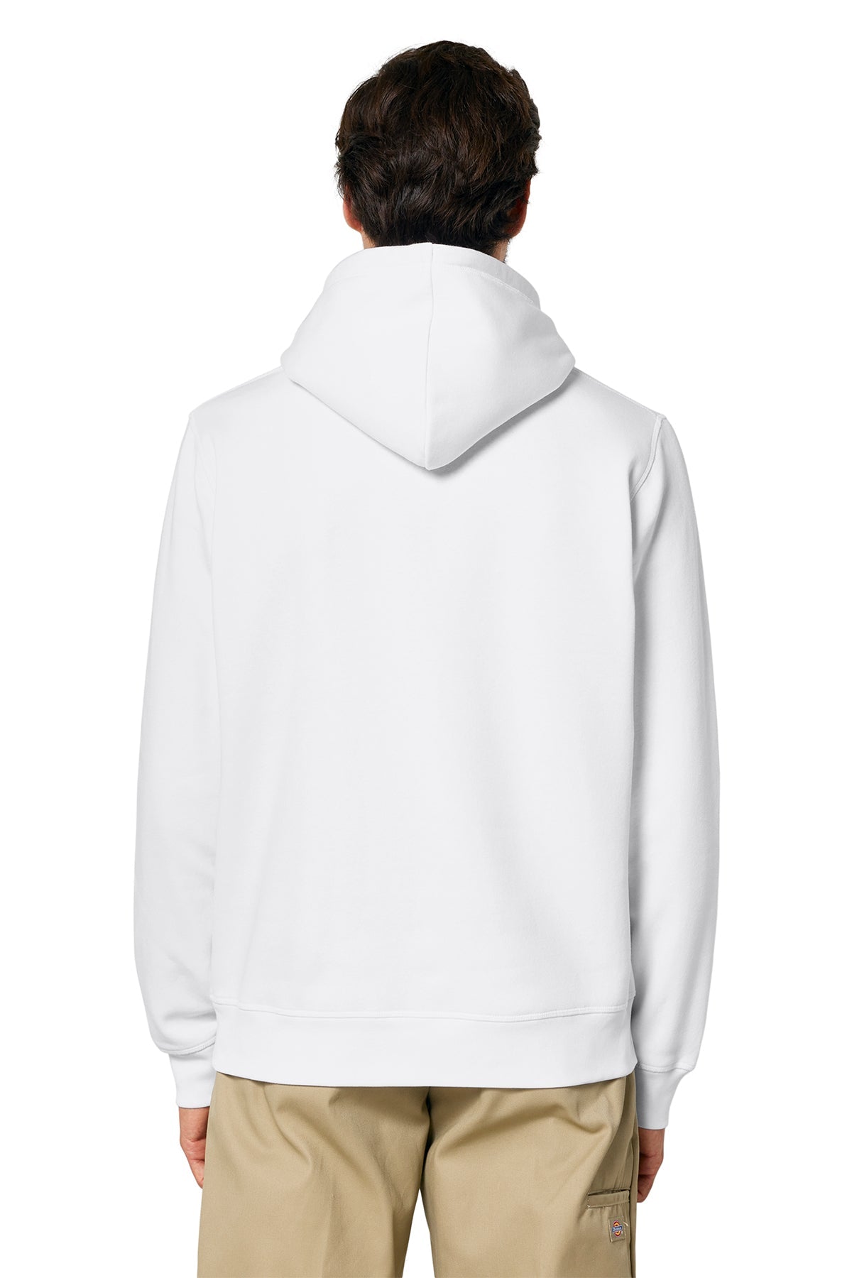 Stanley Stella Unisex Drummer 2.0 Custom Hooded Sweatshirts, White