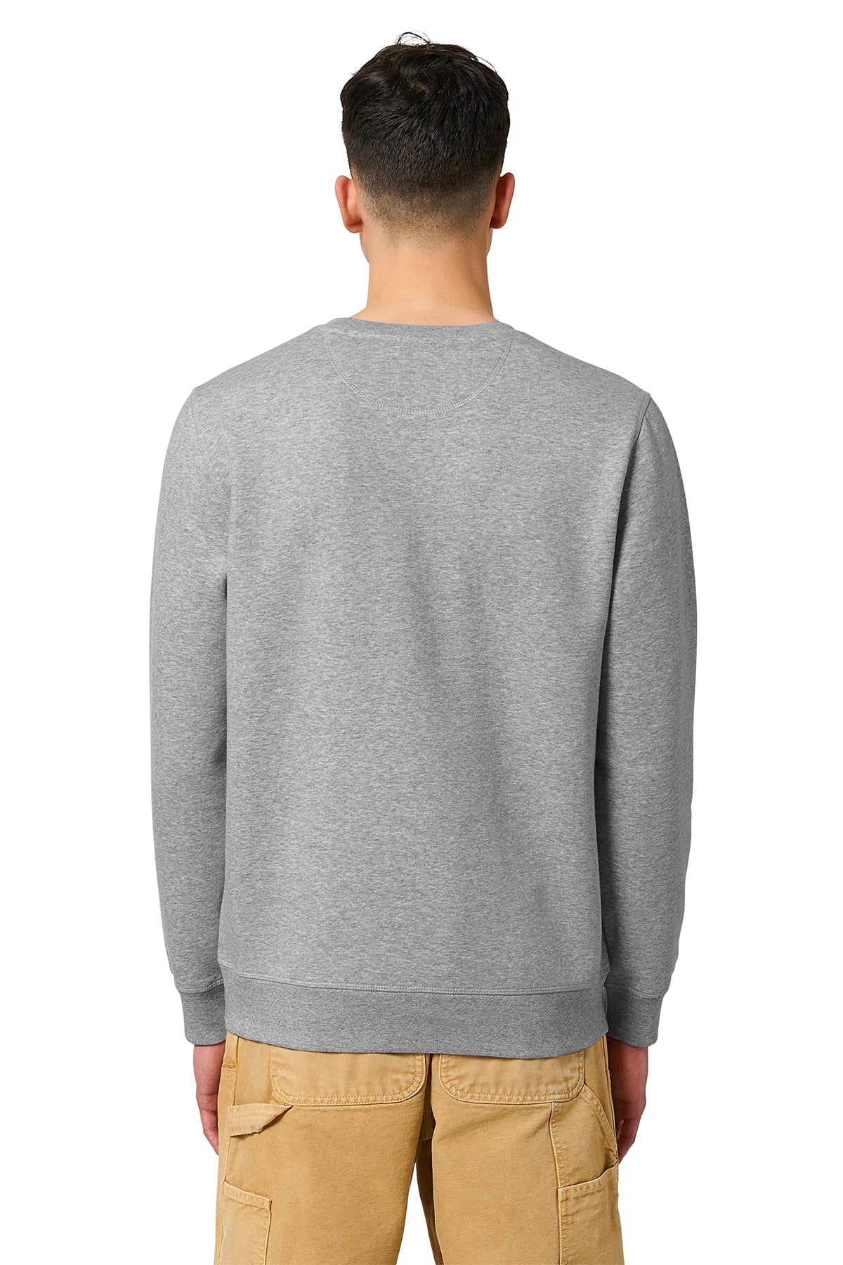 Stanley Stella Unisex Roller Crewneck Custom Sweatshirts, Heather Grey