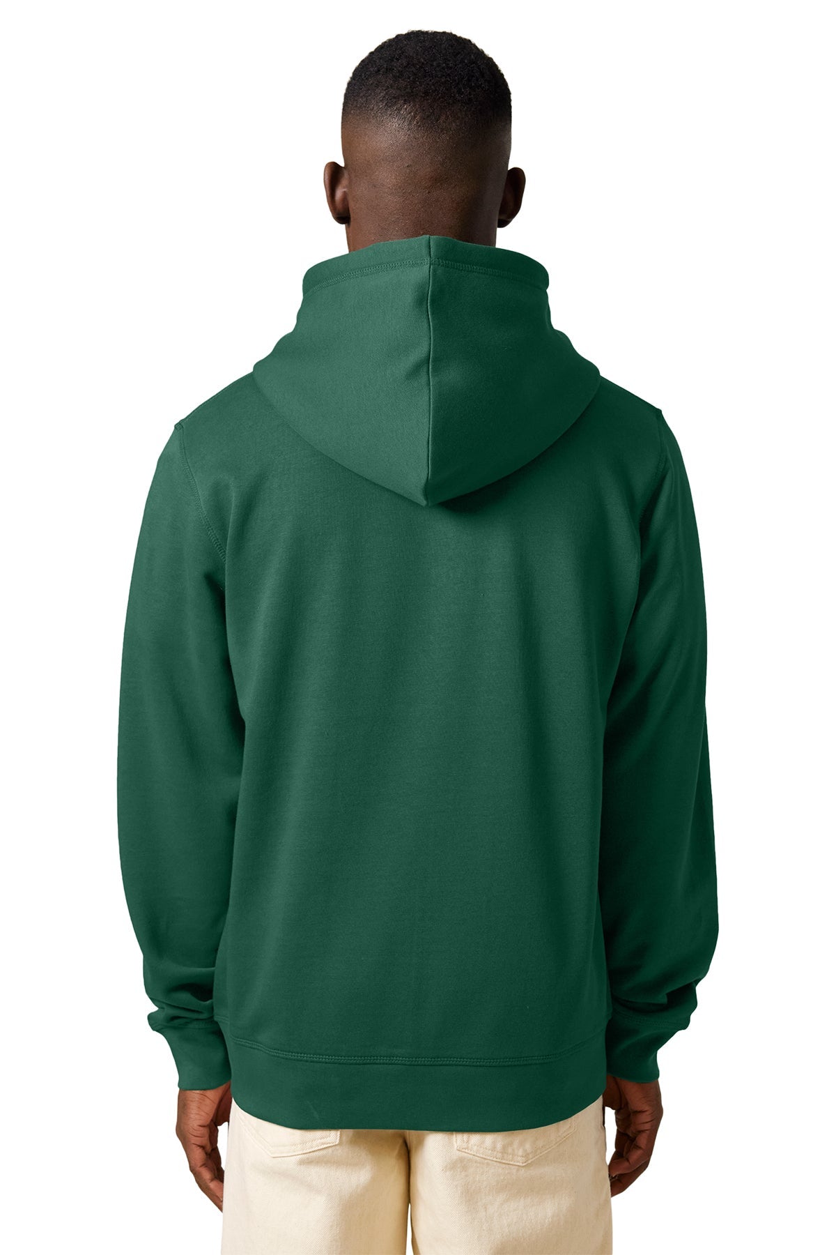 Stanley Stella Unisex Mixer Full-Zip Custom Hooded Sweatshirts, Bottle Green