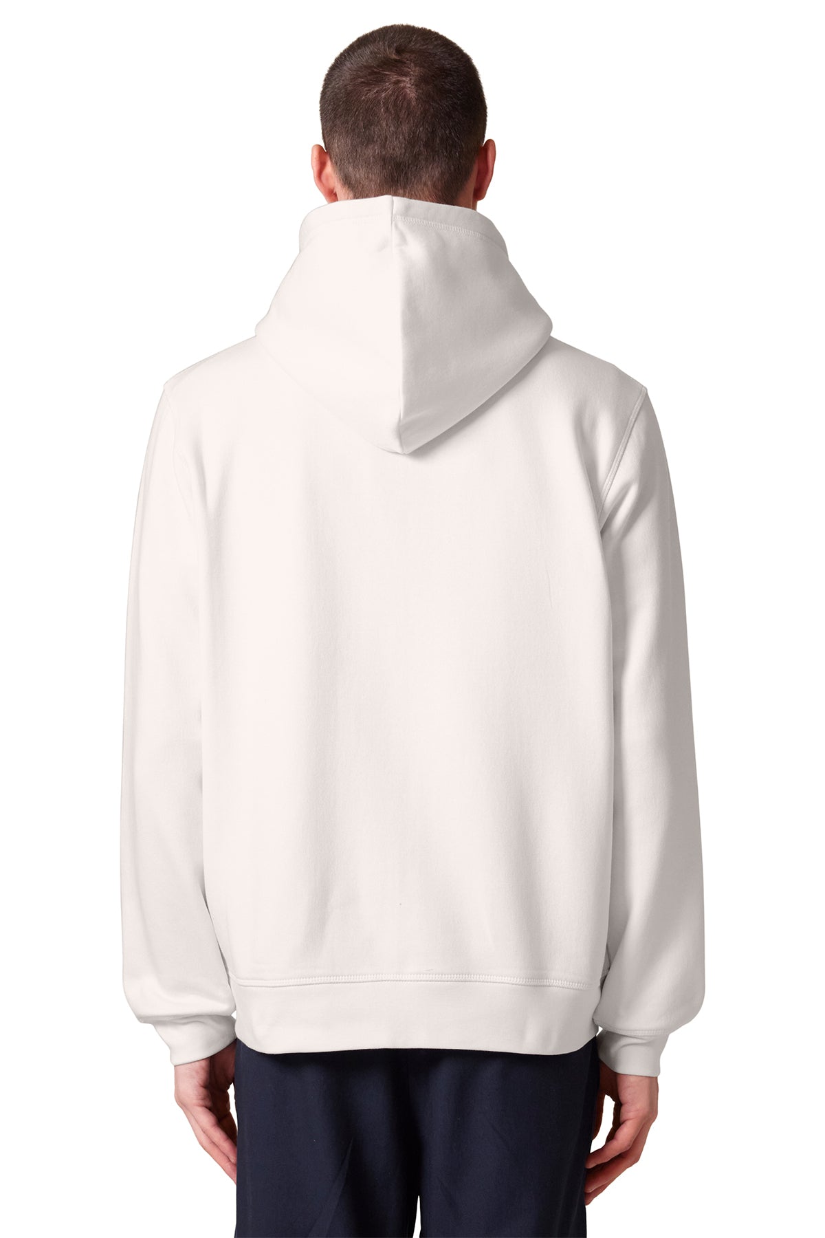 Stanley Stella Unisex Mixer Full-Zip Custom Hooded Sweatshirts, Vintage White