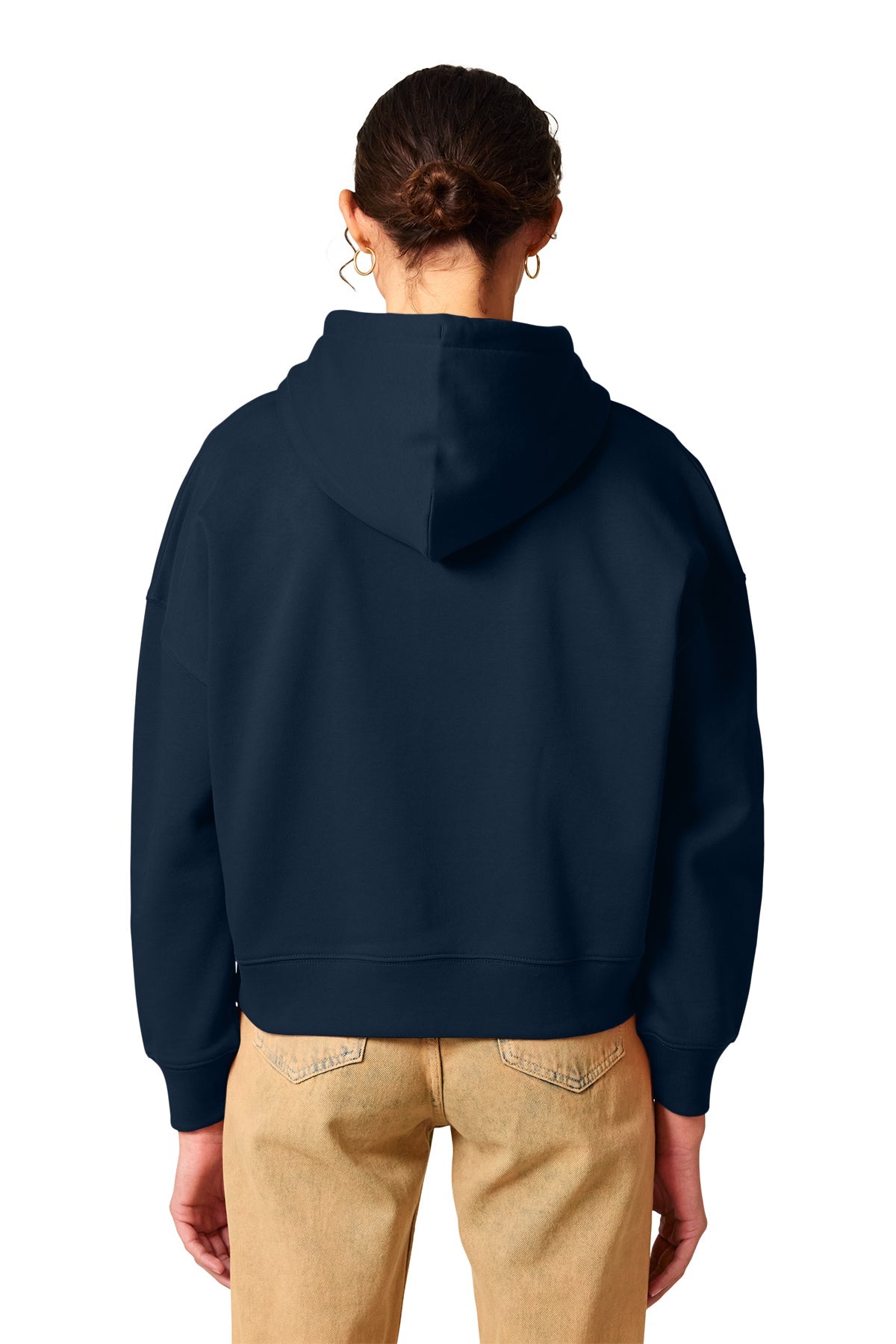 Stanley Stella Women’s Nora Custom Hooded Sweatshirts, French Navy [The Braff Group]