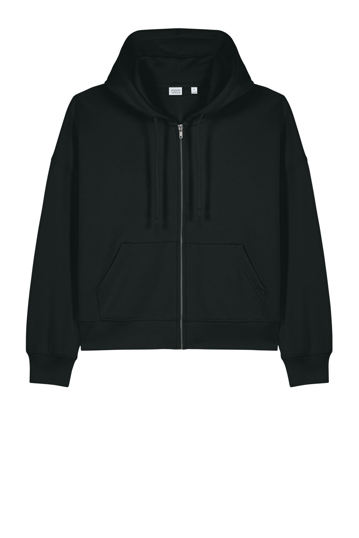 Stanley Stella Women’s Ida Full-Zip Custom Hooded Sweatshirts, Black