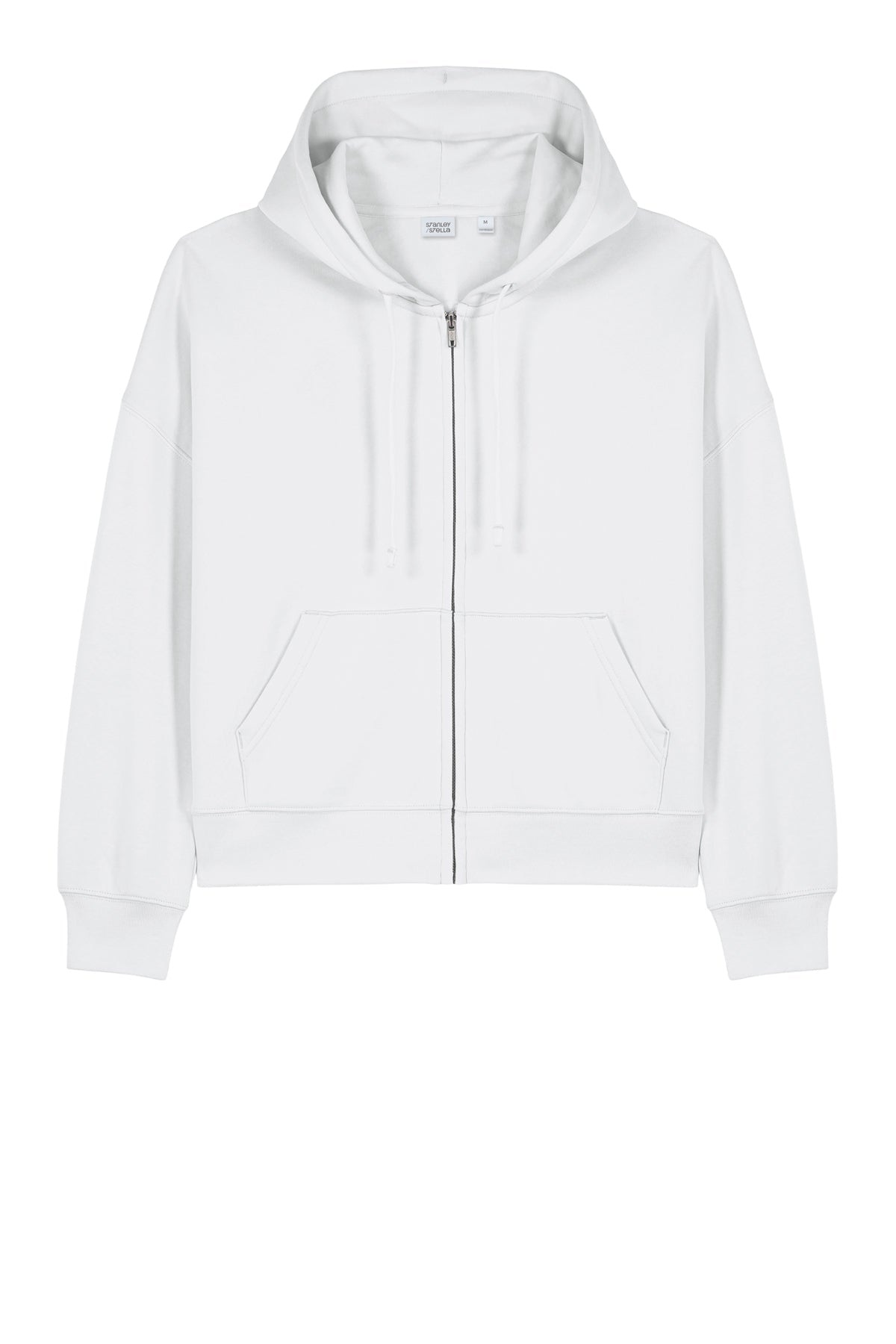 Stanley Stella Women’s Ida Full-Zip Custom Hooded Sweatshirts, White