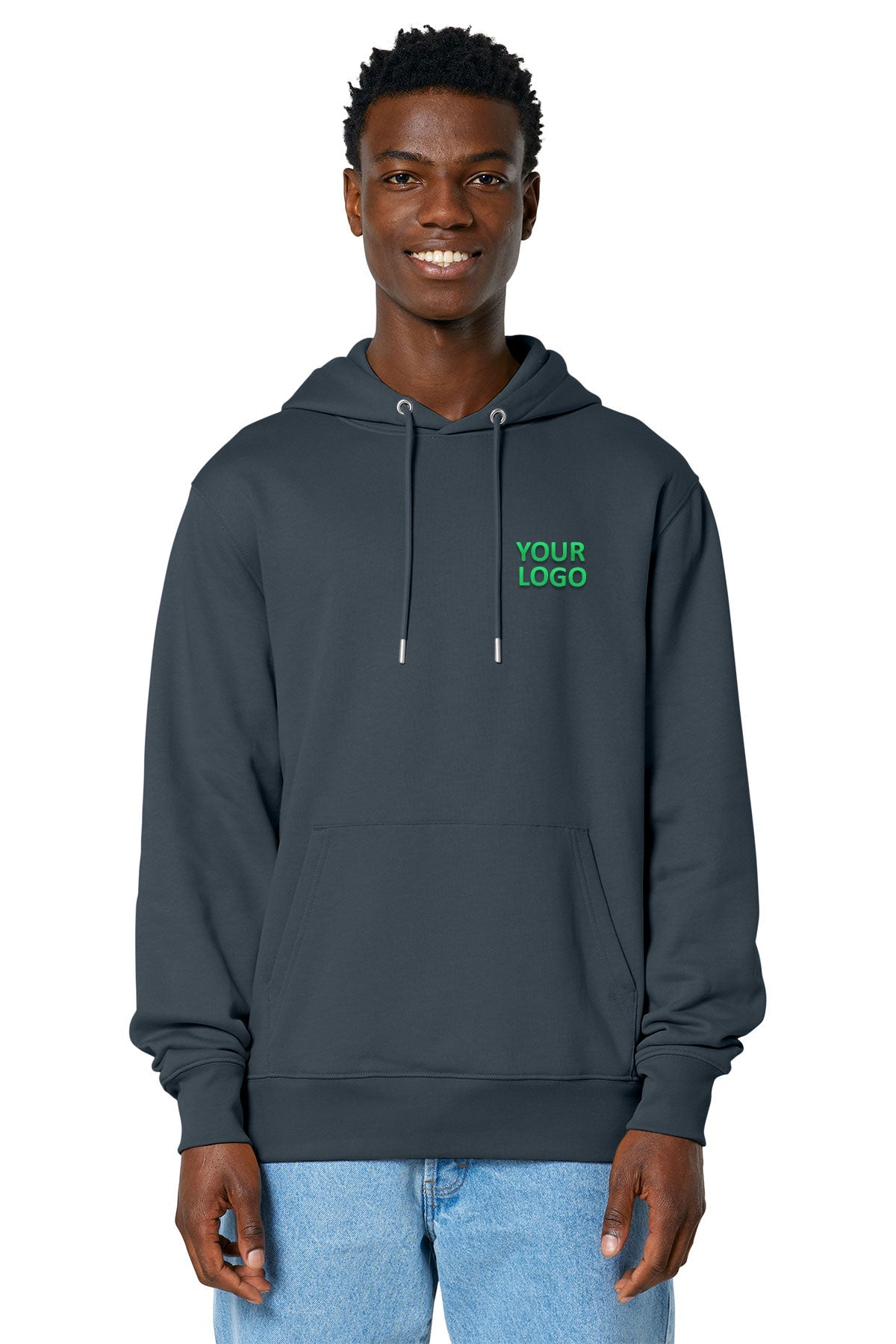 Stanley Stella Unisex Cruiser 2.0 Custom Hooded Sweatshirts, India Ink Grey
