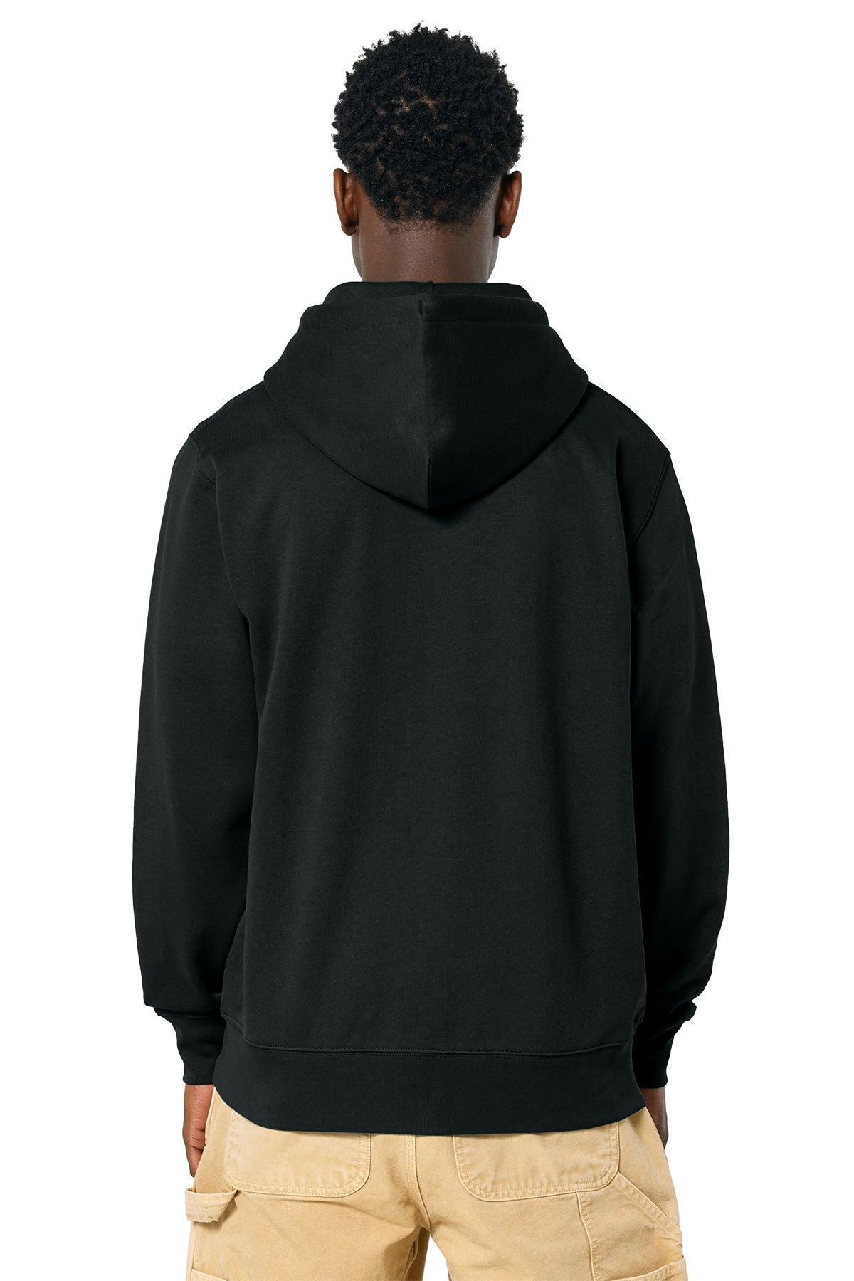 Stanley Stella Unisex Cultivator 2.0 Full-Zip Custom Hooded Sweatshirts, Black