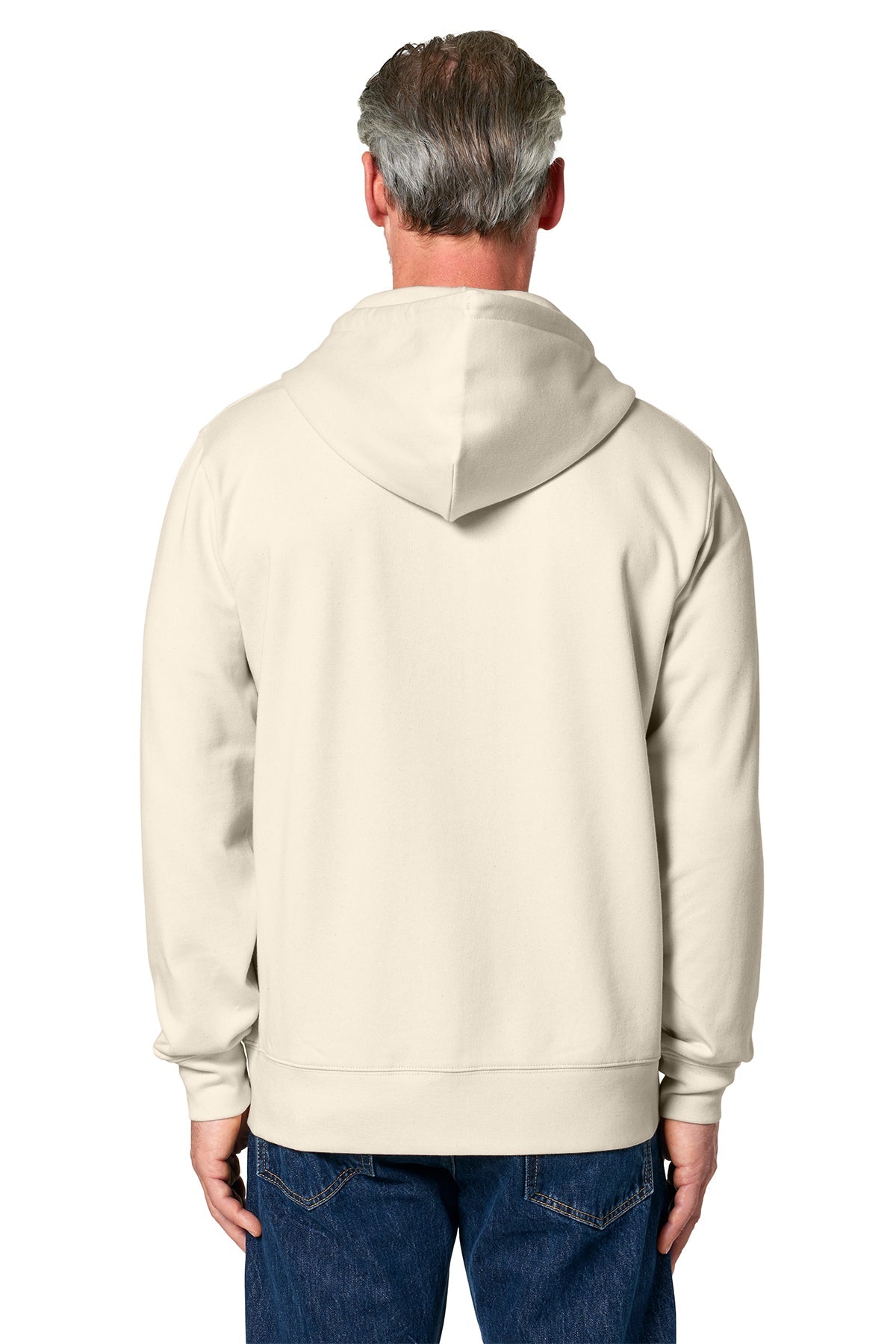 Stanley Stella Unisex Cultivator 2.0 Full-Zip Custom Hooded Sweatshirts, Natural Raw