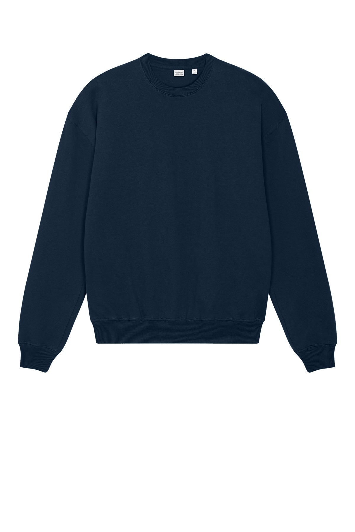 Stanley Stella Unisex Ledger Dry Crewneck Custom Sweatshirts, French Navy [The Braff Group]