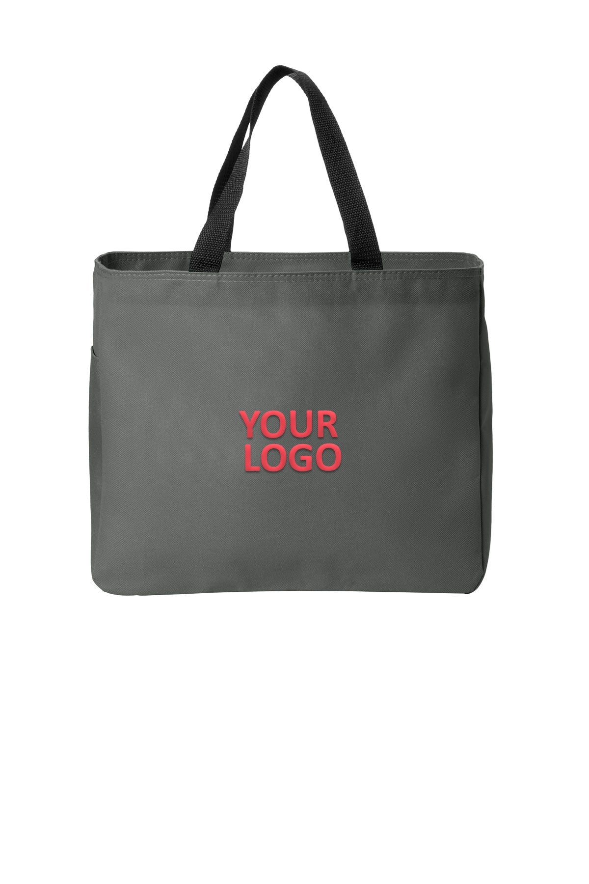 Port Authority Essential Custom Totes, Charcoal