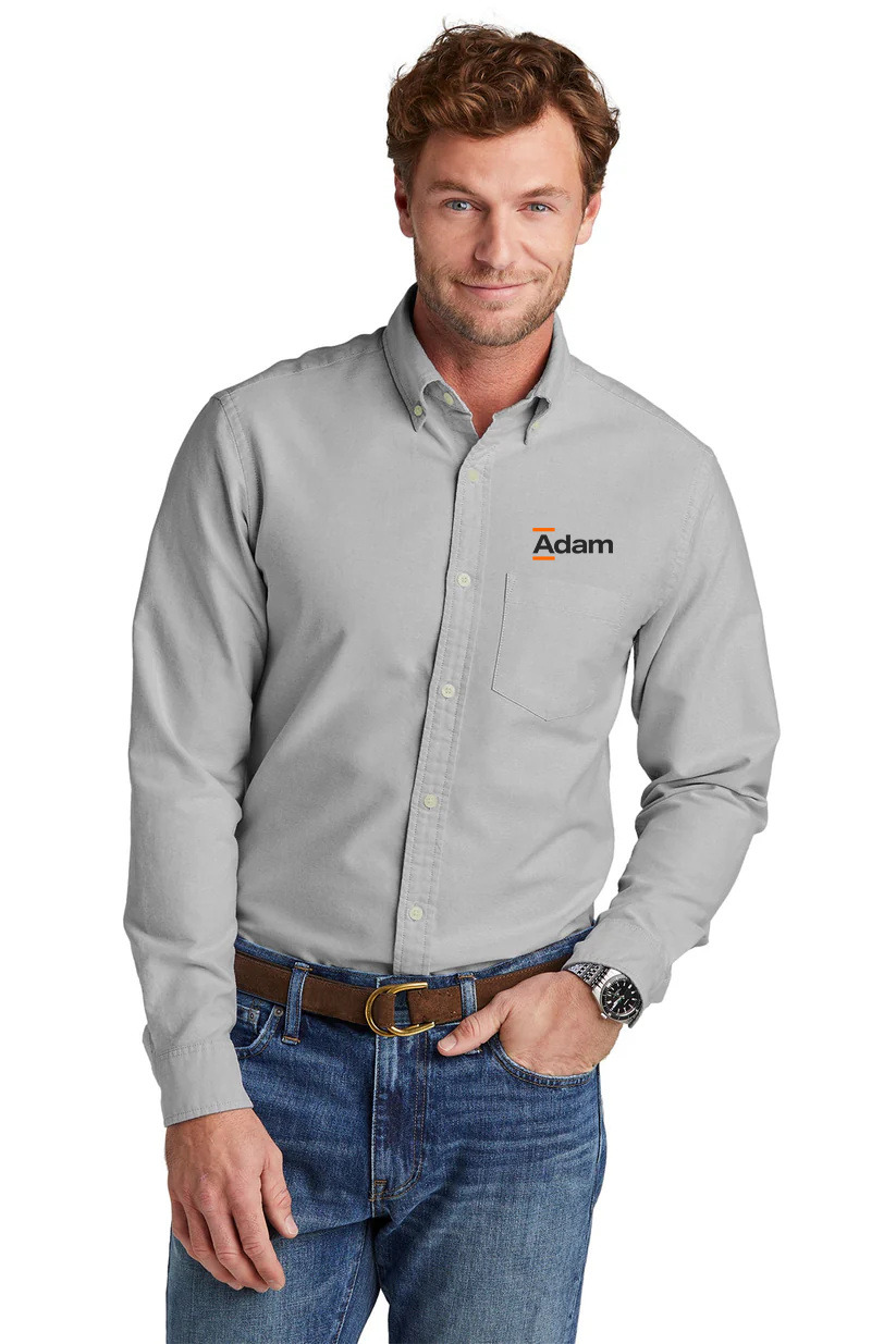 Brooks Brothers Casual Oxford Cloth Shirt, Windsor Grey [Adam Equipment]