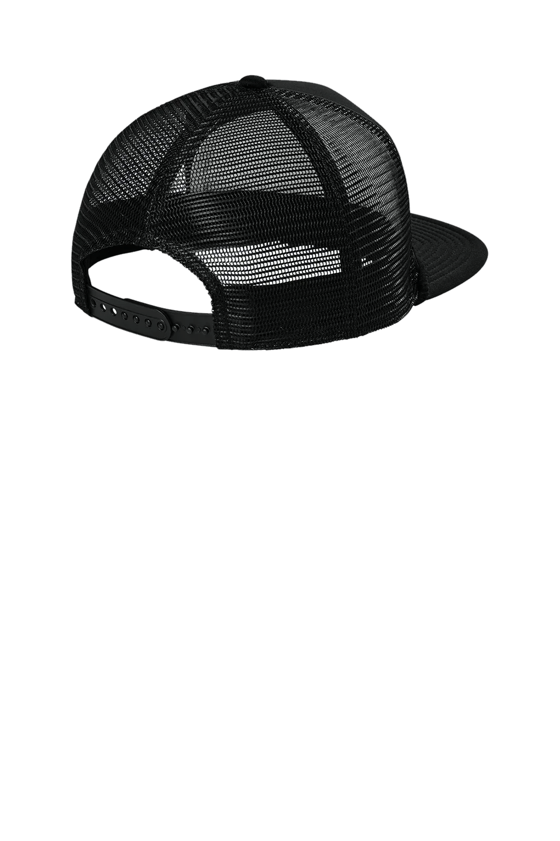 New Era Foam Rope Trucker Cap, Black [Stratolaunch]