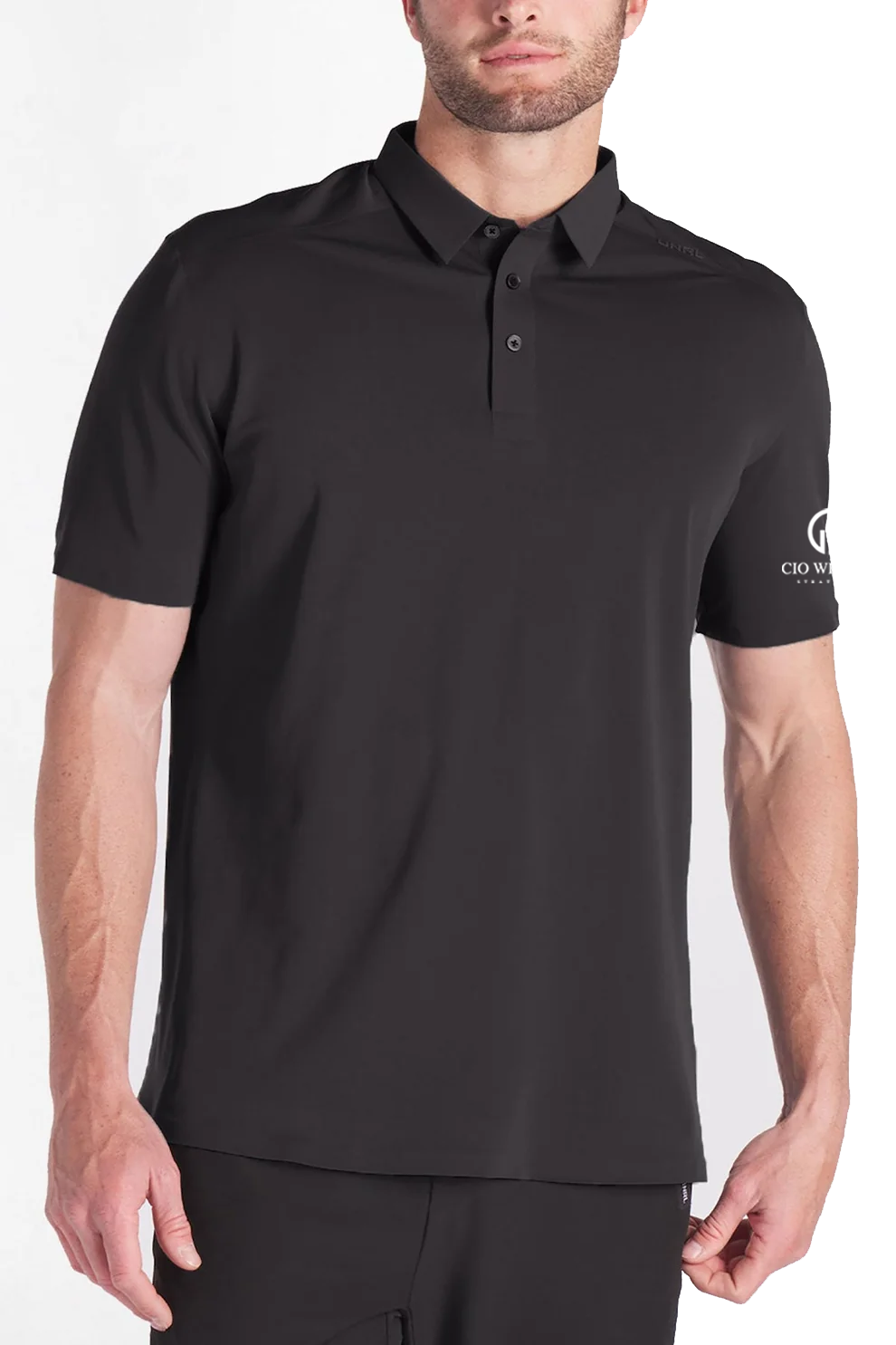 UNRL Legend Polo, Matte Black [CIO Wealth Strategies]