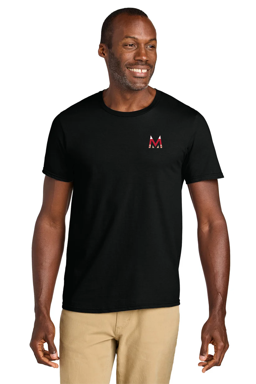 Jerzees Classics Unisex Cotton T-Shirt, Black [Milford Mining Company Utah]