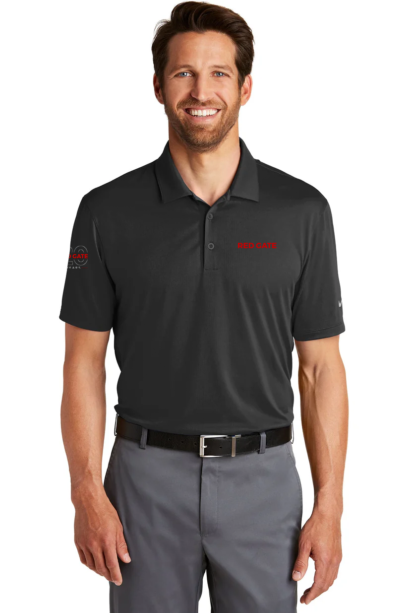 Nike Dri-FIT Legacy Polo, Black [Red Gate]