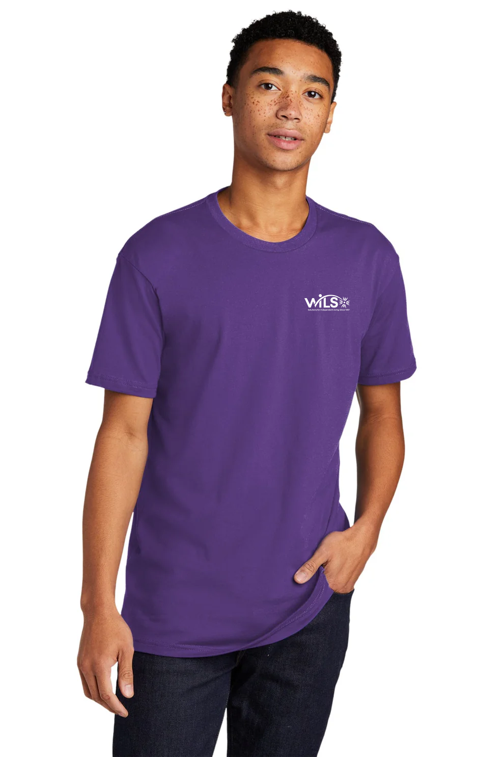 Next Level Unisex Cotton Tee, Purple Rush [WILS]