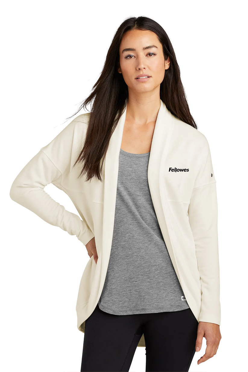OGIO Ladies Luuma Cocoon Fleece, Ivory Snow [Fellowes Brands]