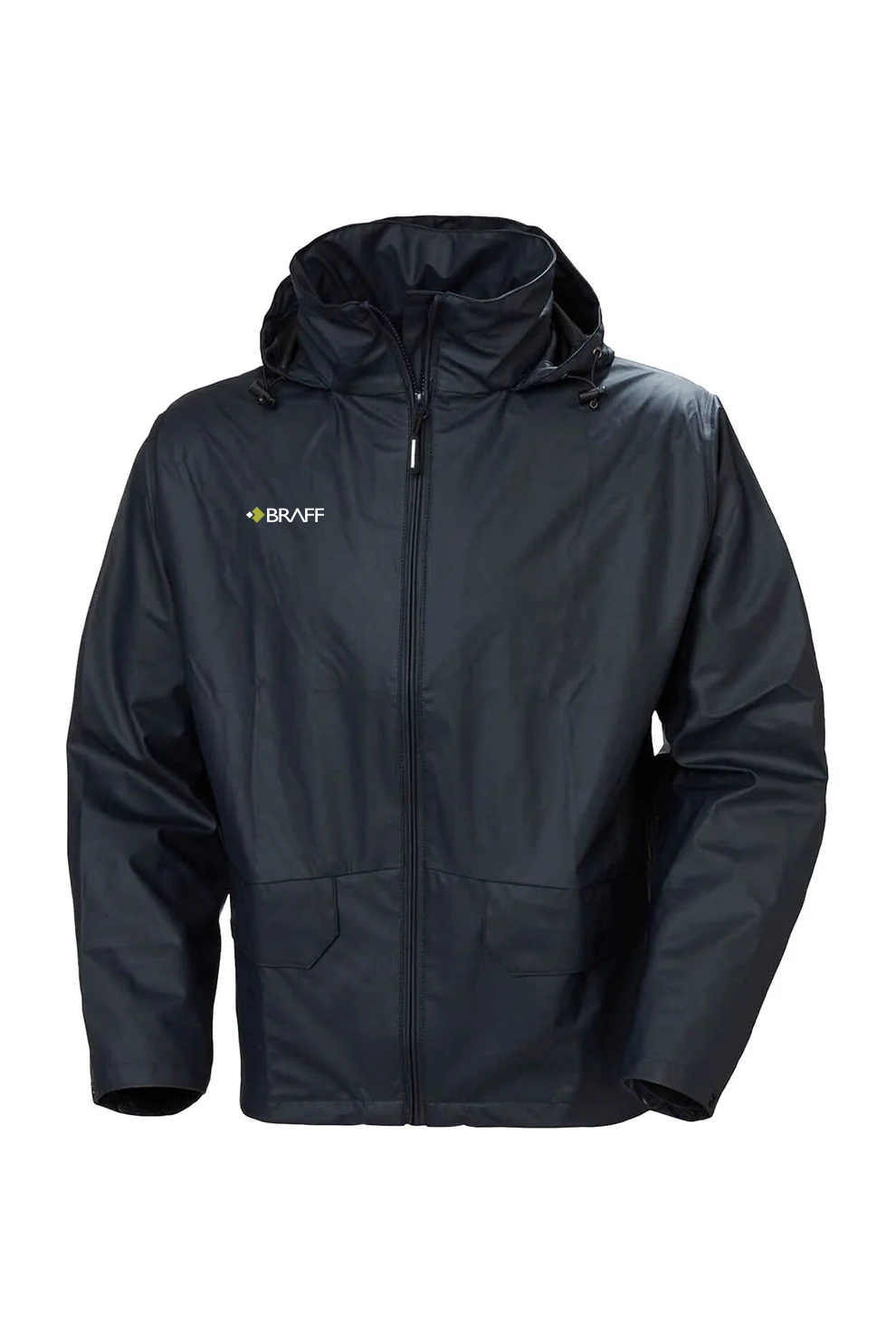 Helly Hansen Mens Voss Waterproof Rain Jacket, Navy [The Braff Group]