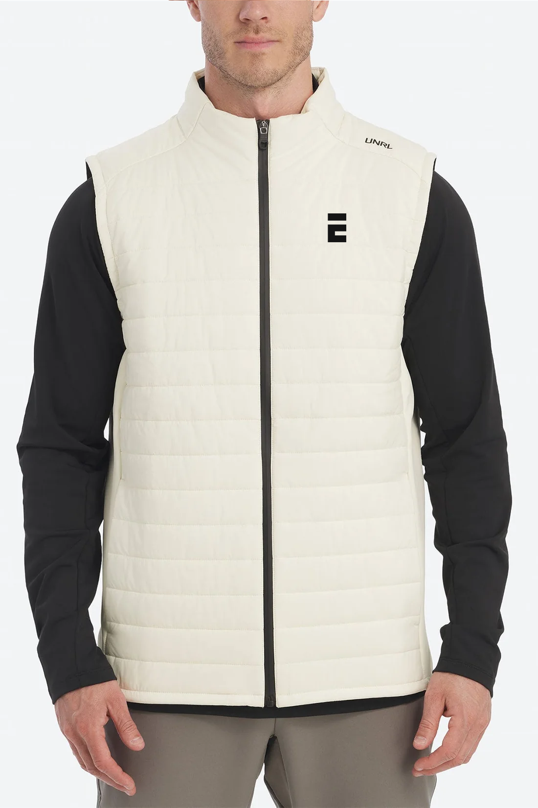 UNRL Vancouver Quilted Vest, Coconut [Executive Construction]