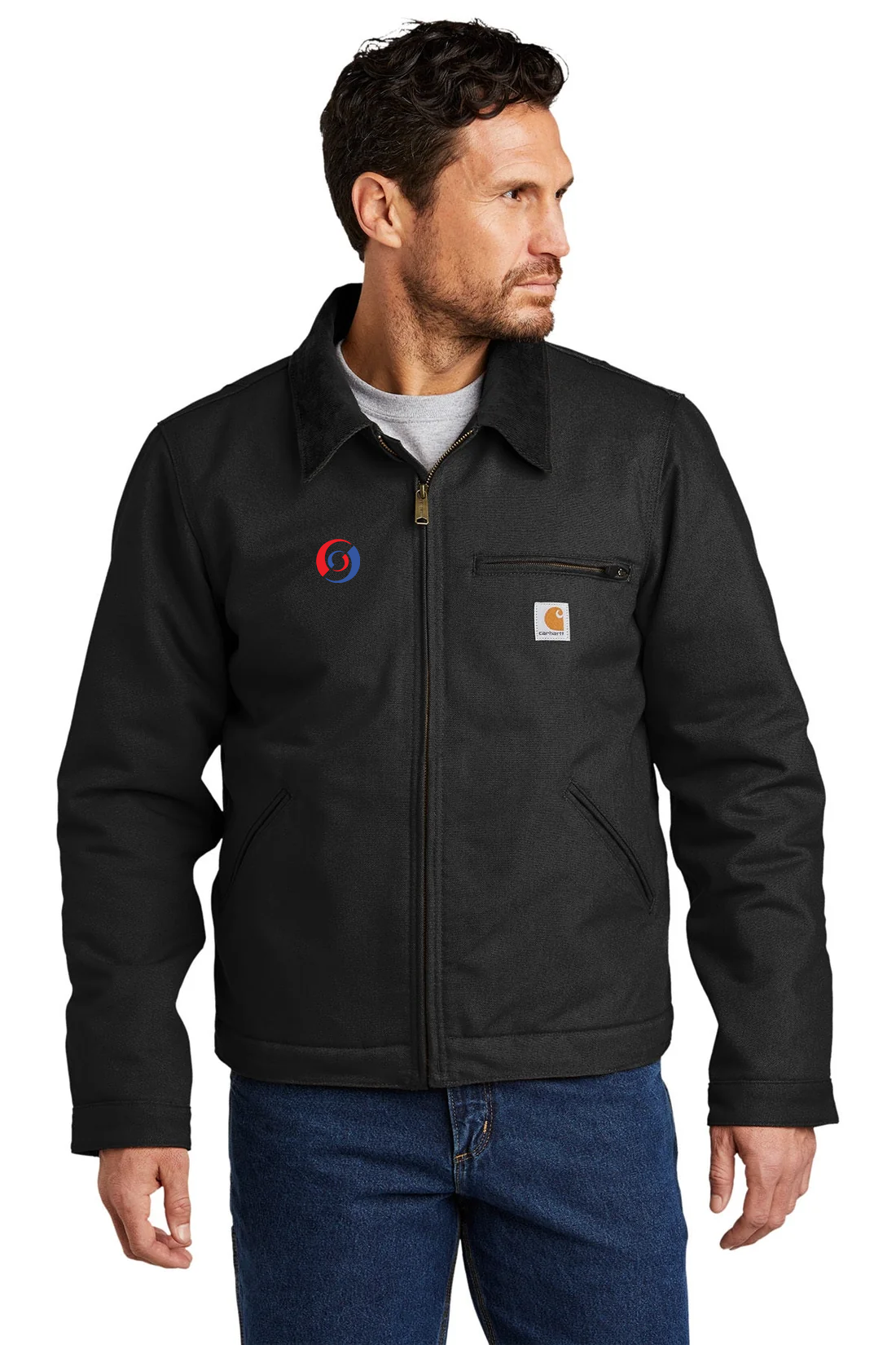 Carhartt Duck Detroit Jacket, Black [Mechanical Solutions]