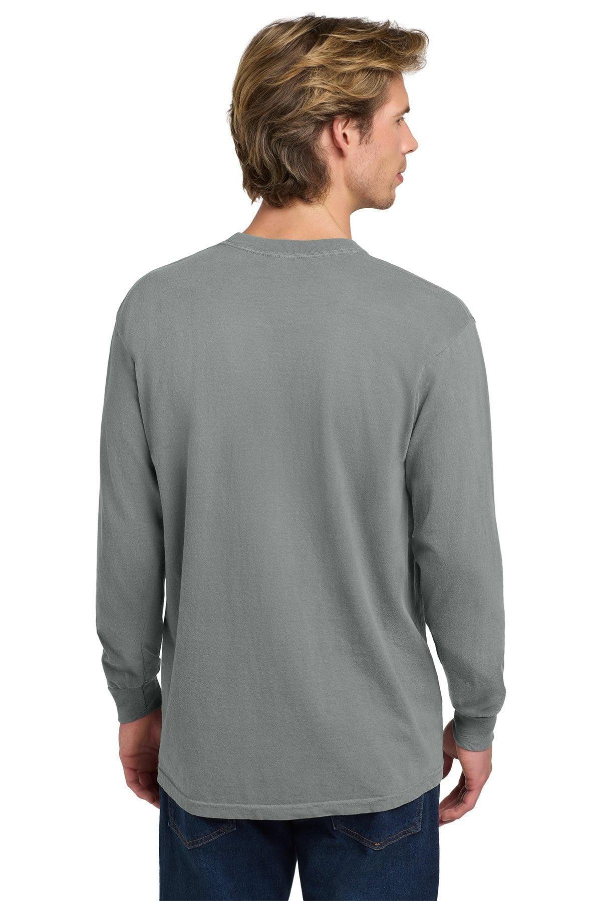 Comfort Colors Heavyweight Custom Ring Spun Long Sleeve Tees, Granite [Glazing Solutions]