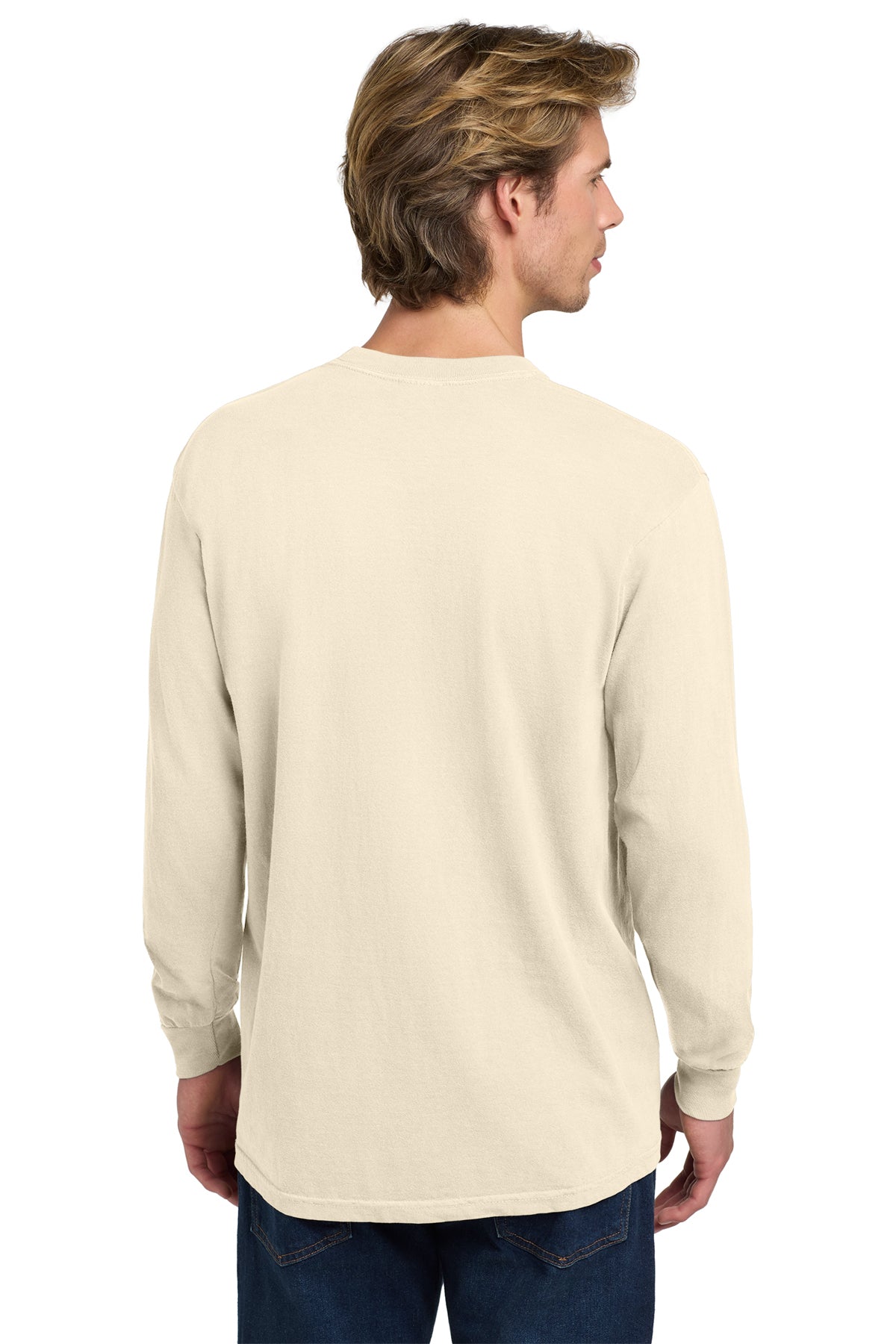 Comfort Colors Heavyweight Custom Ring Spun Long Sleeve Tees, Ivory