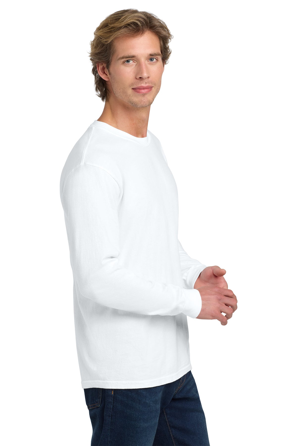 Comfort Colors Heavyweight Custom Ring Spun Long Sleeve Tees, White