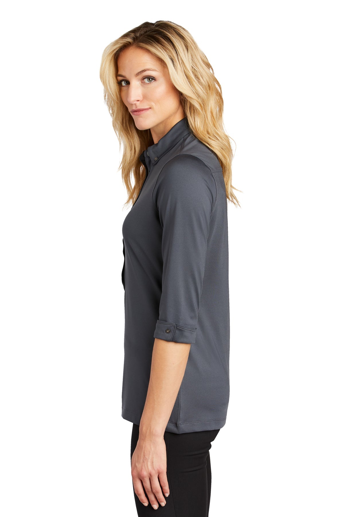 OGIO Ladies Gauge Customized Polos, Diesel Grey [Orange by Fooda]