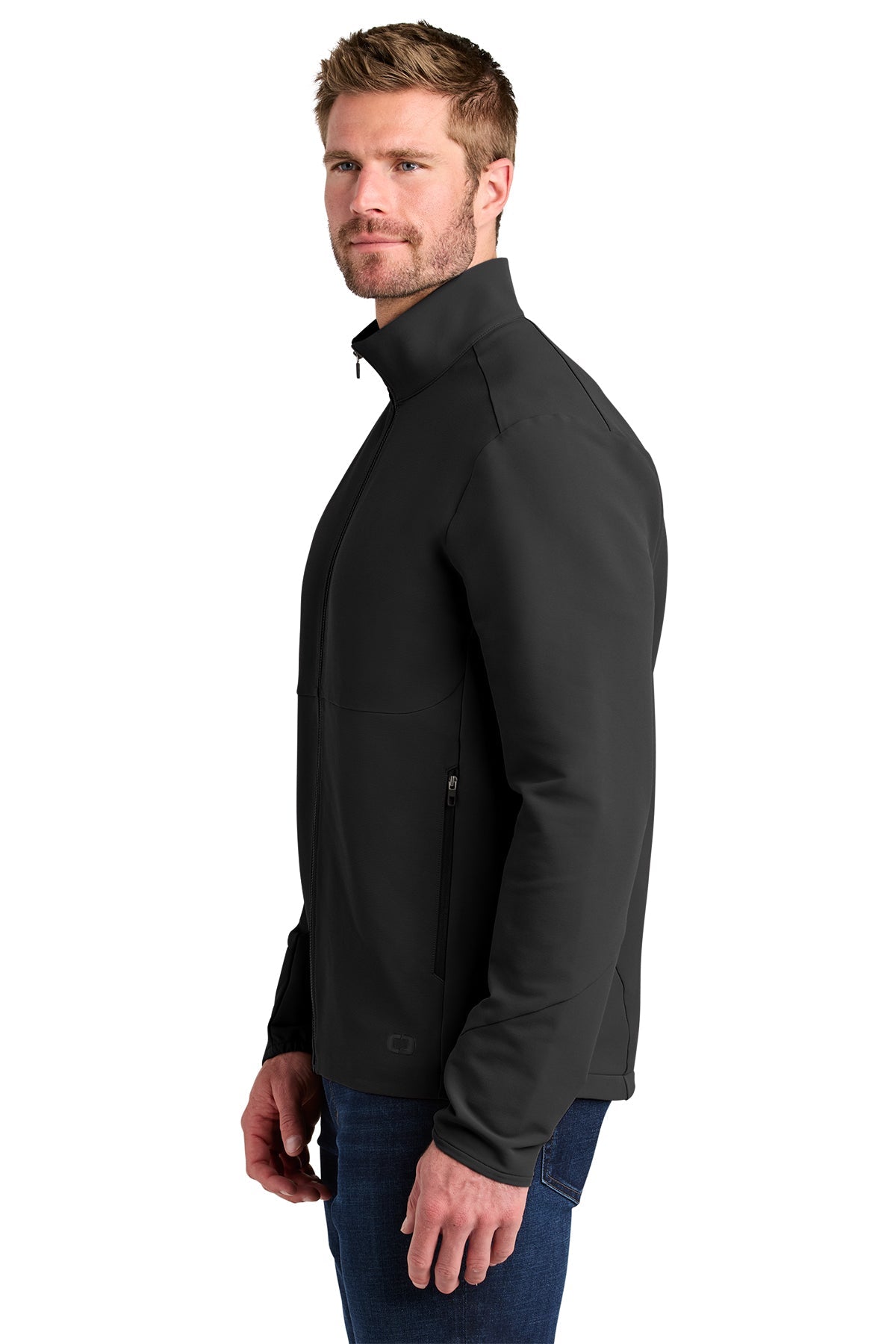 OGIO Kinetic Soft Shell Custom Jackets, Blacktop [New England Construction]