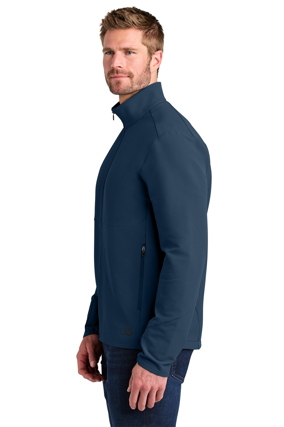OGIO Kinetic Soft Shell Custom Jackets, River Blue Navy