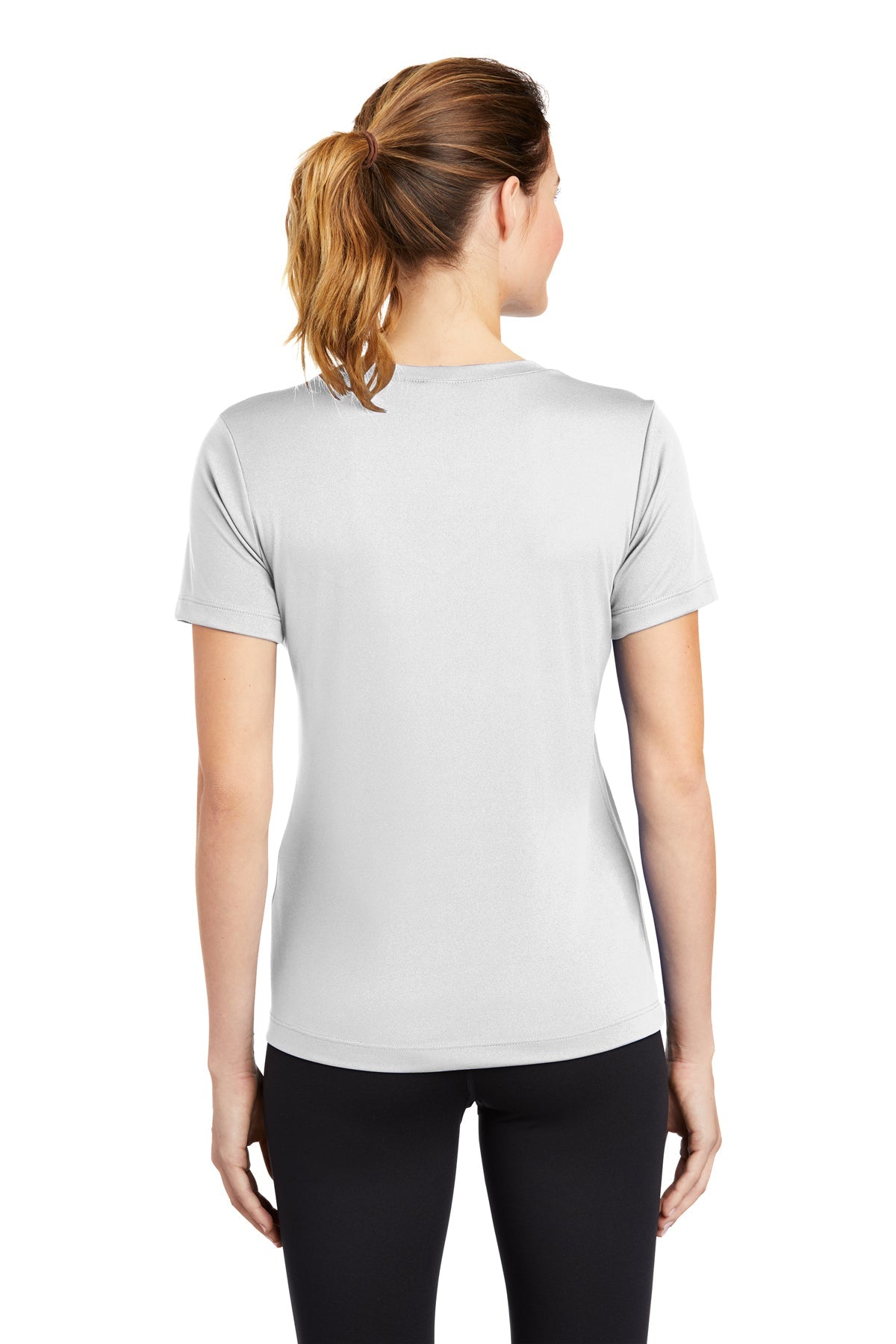 Sport-Tek Ladies PosiCharge Competitor Custom V-Neck Tee's, White [Orpical Technology Solutions]