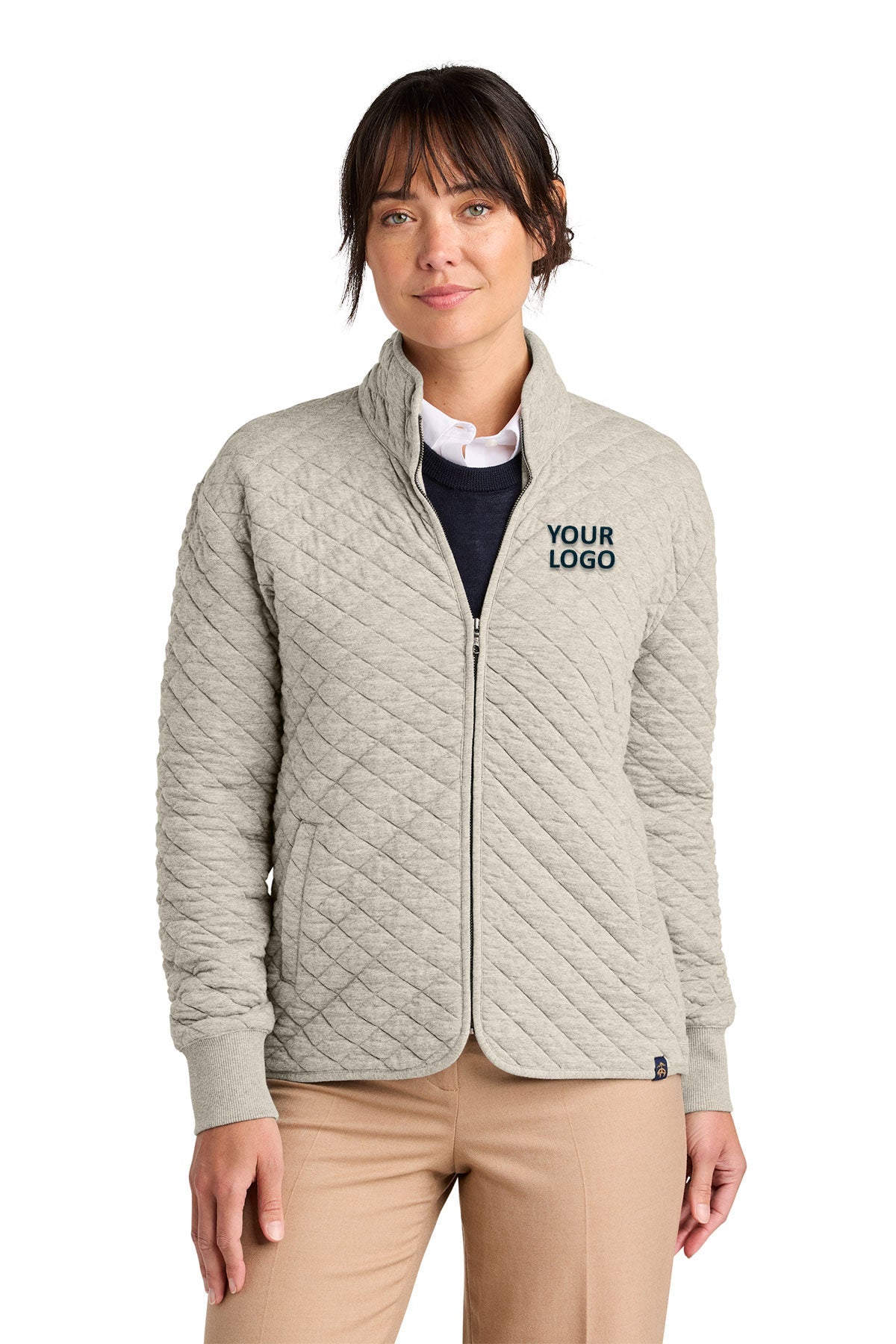 Custom Brooks Brothers BB18213 Oatmeal Heather